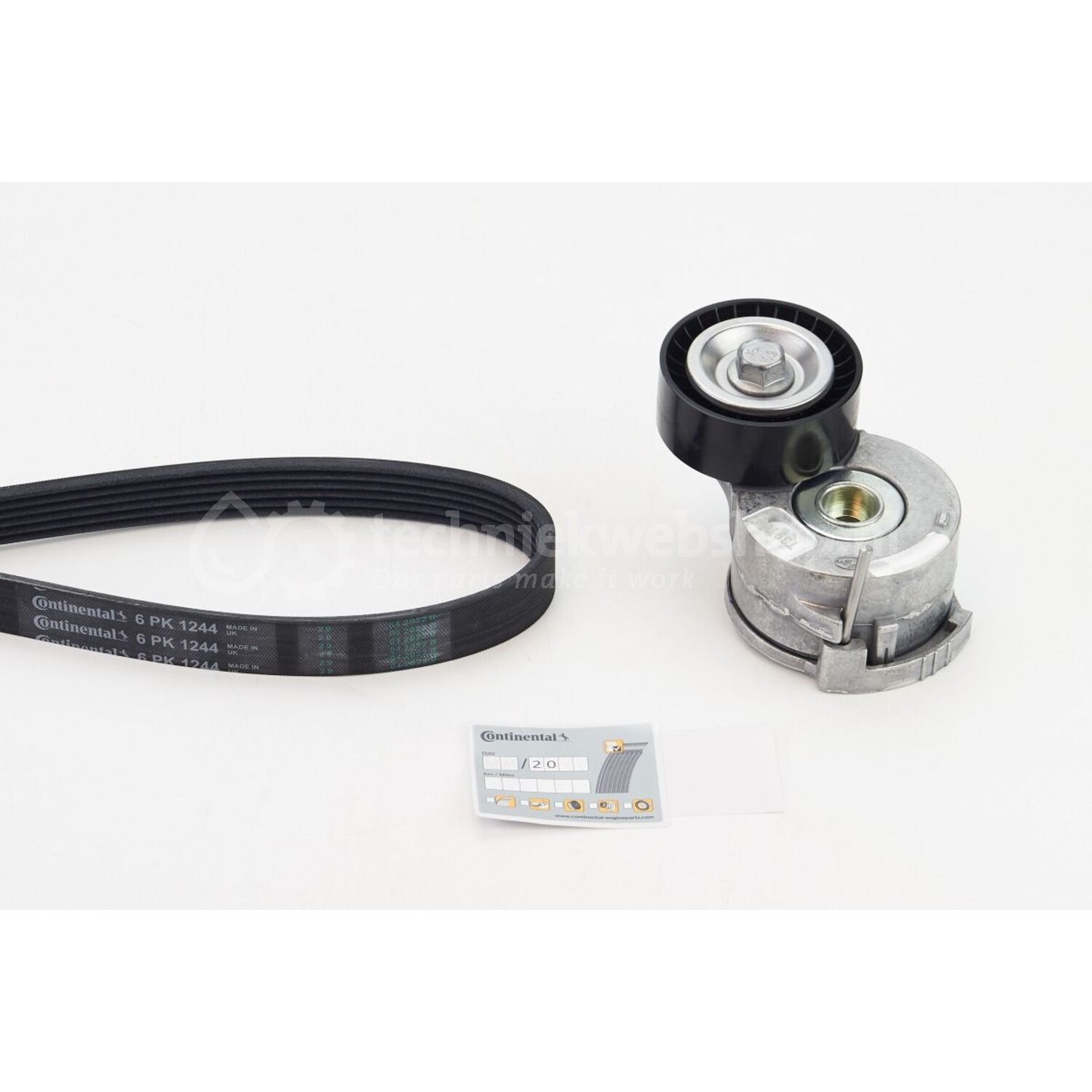 CONTINENTAL CTAM Poly V-riem set voor o.a. Ford - 6PK1244K2 ...