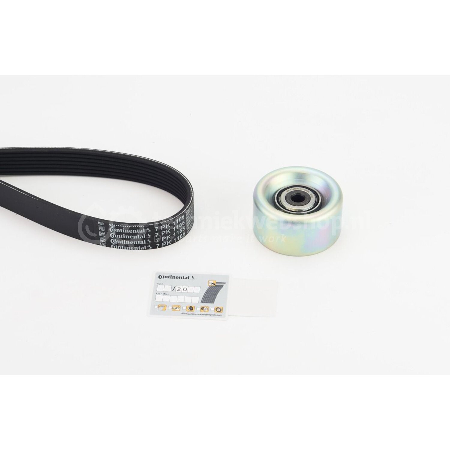 CONTINENTAL CTAM Poly V-riem set voor o.a. Nissan - 7PK1165K1 ...