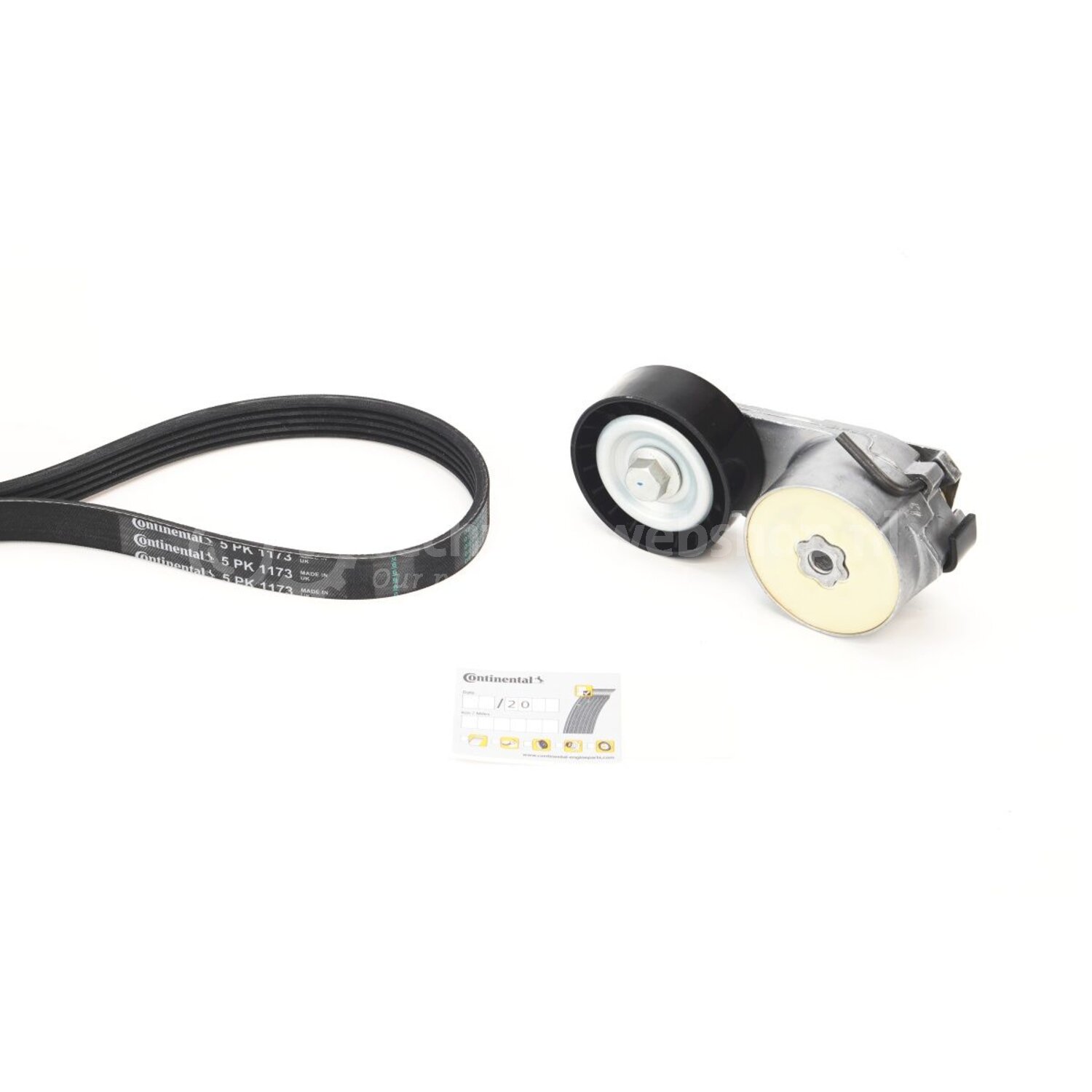CONTINENTAL CTAM Poly V-riem set voor o.a. Abarth, Fiat - 5PK1173K1 ...