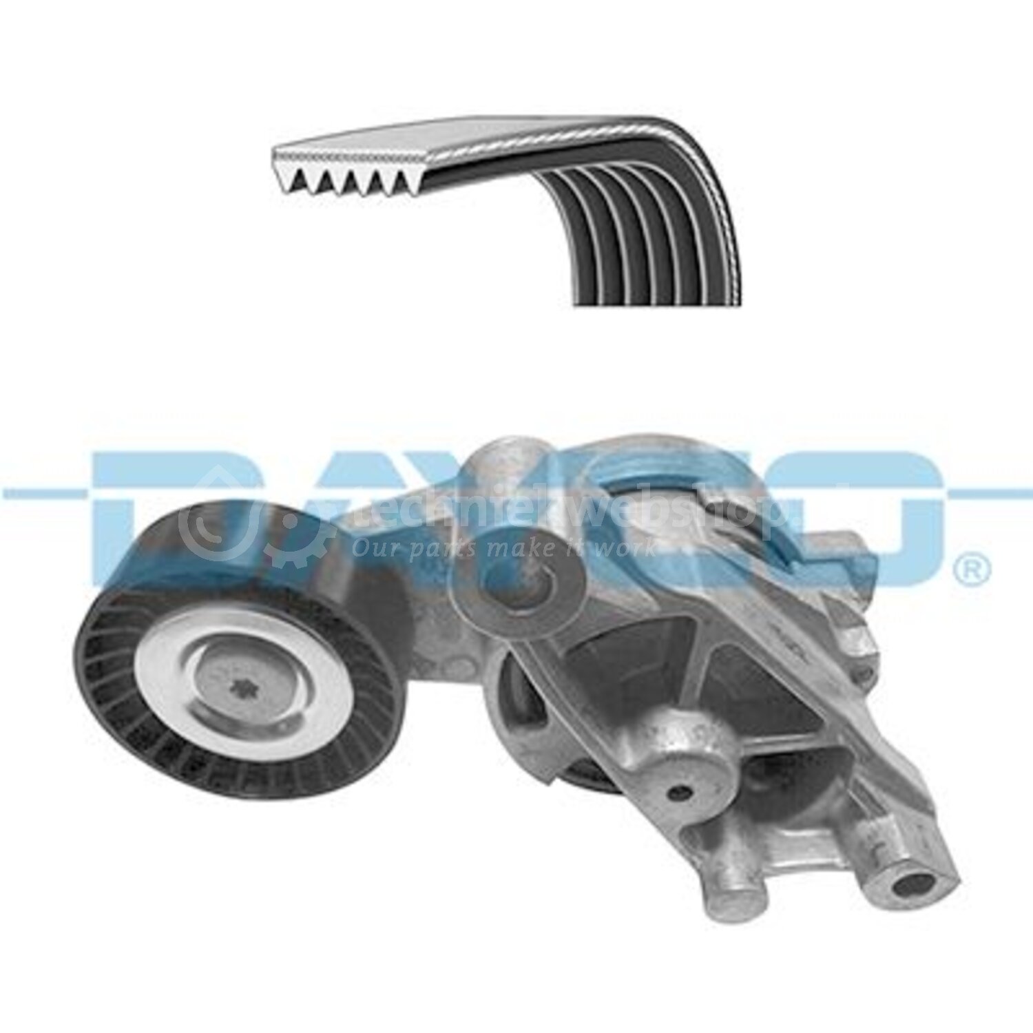 Dayco Poly V-riem set voor o.a. Vw, Seat, Skoda, Audi - KPV252 ...