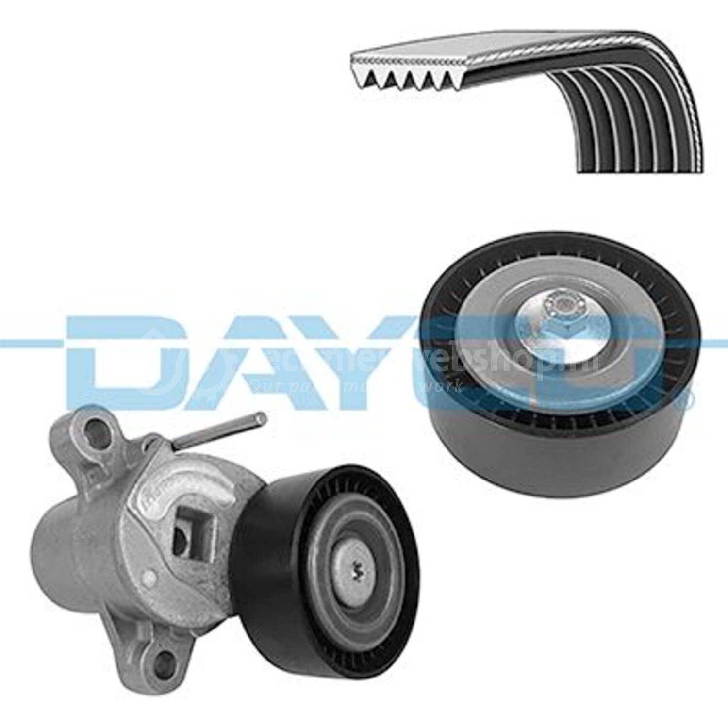 Dayco Poly V-riem set voor o.a. Ford - KPV391, 8021787322842 ...
