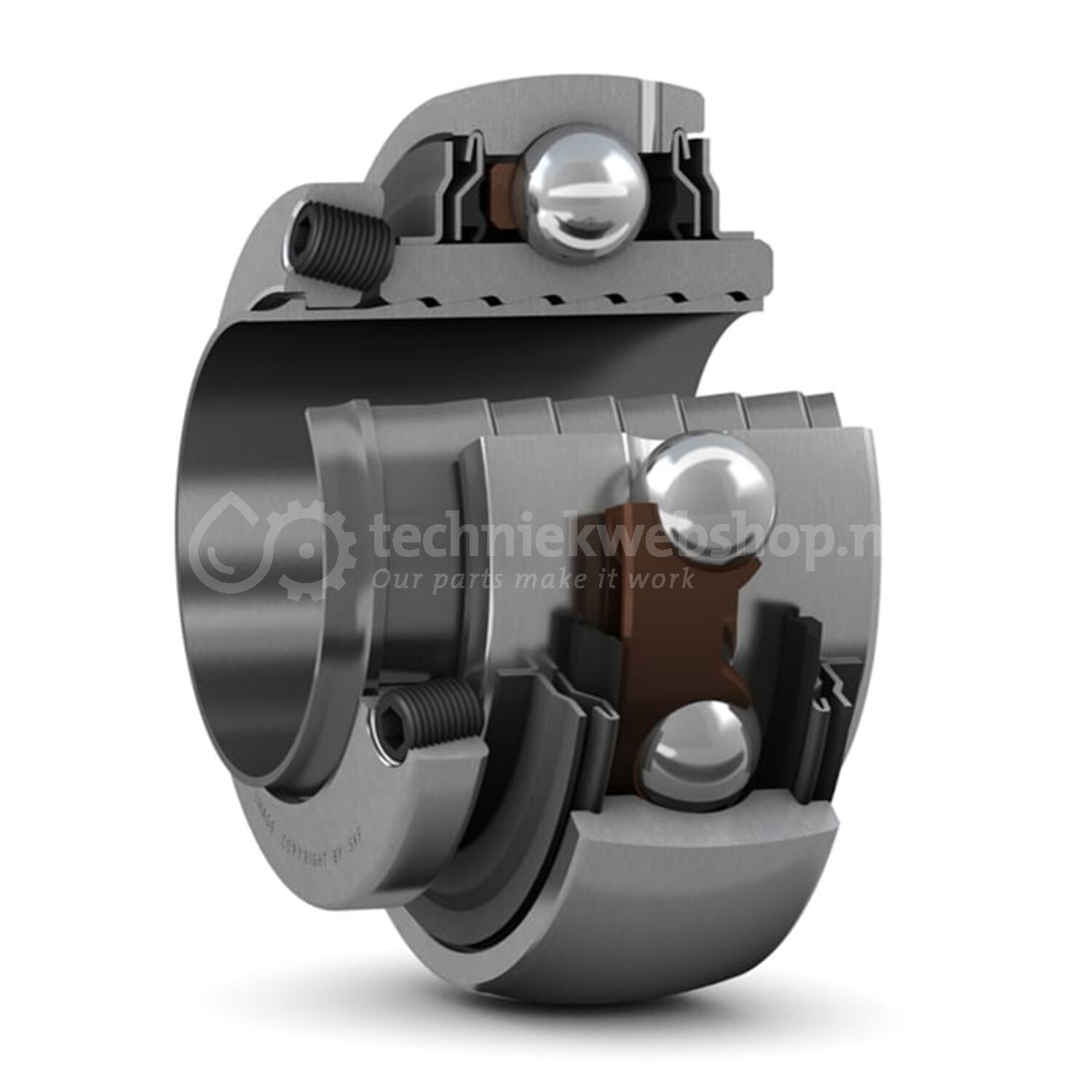 Insteeklager met SKF ConCentra bevestiging YSP 209 SB-2F ...