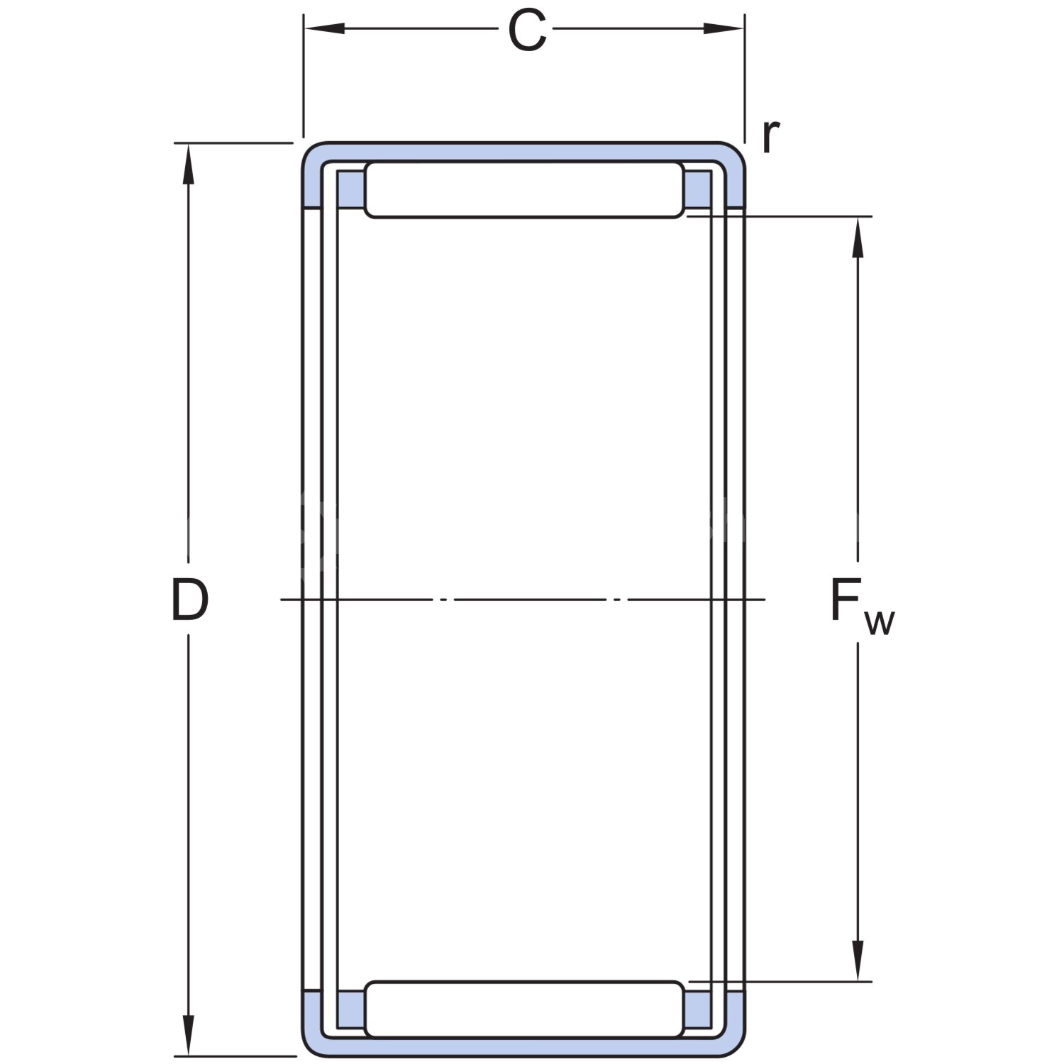 Manicotto Per Cuscinetto A Rulli HK4520 – 45x52x20 Mm, DIN618 ISO 3245 Per Carichi Radiali E Alte Velocità