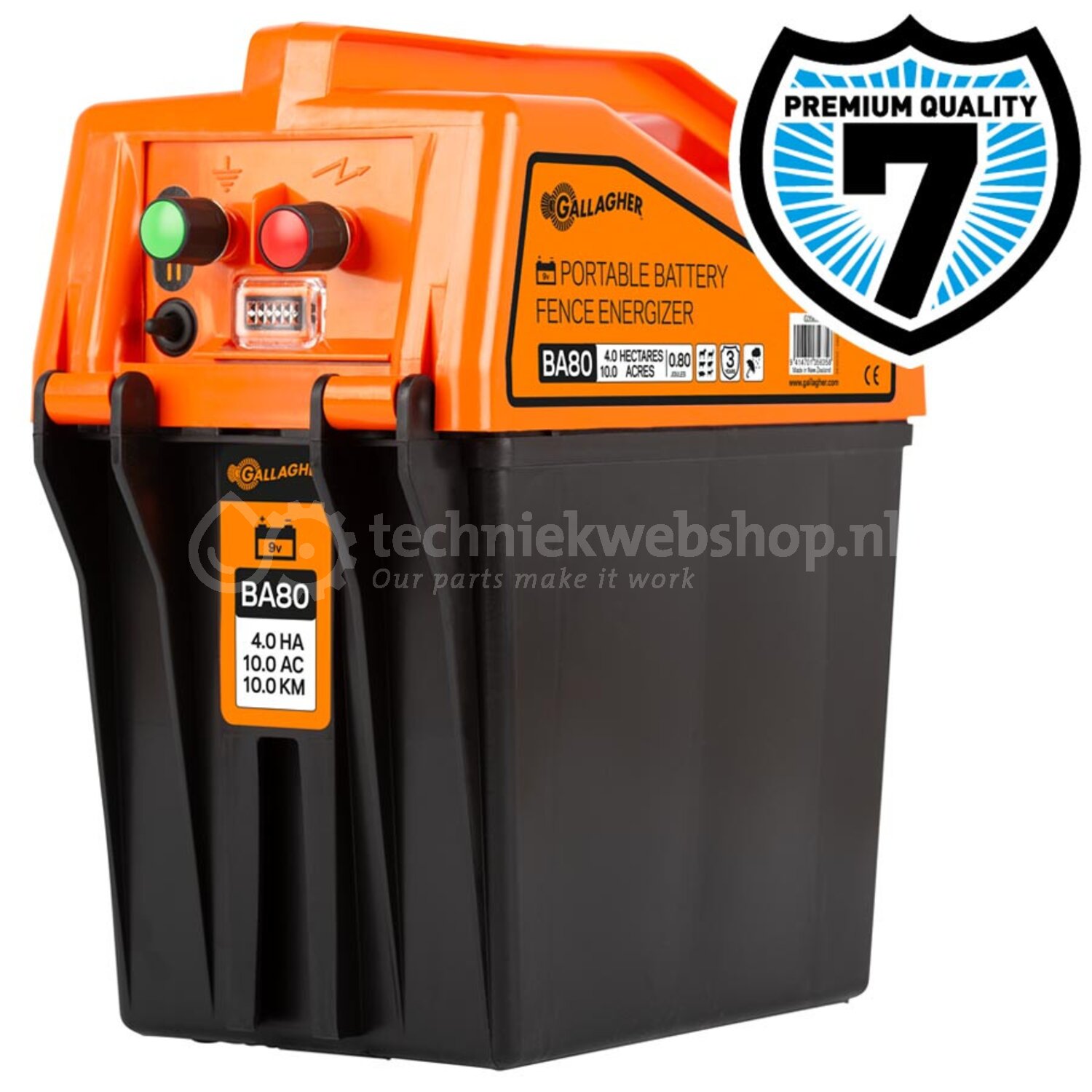 Gallagher BA80 batterij-apparaat (9/12 V) - 356358, 9414701356358 ...