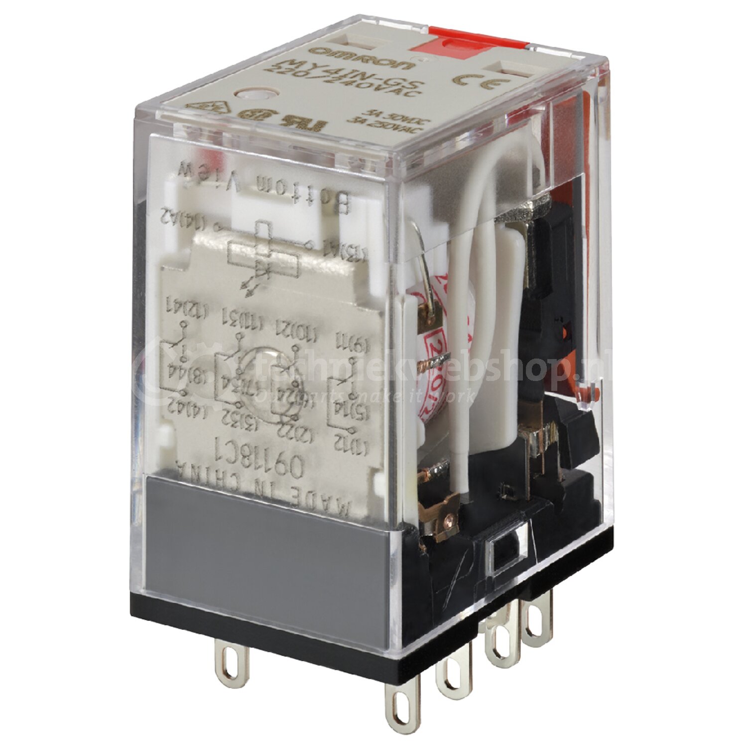 Omron Industriële relais - Industriele relais MY-GS / Relais, plug-in ...