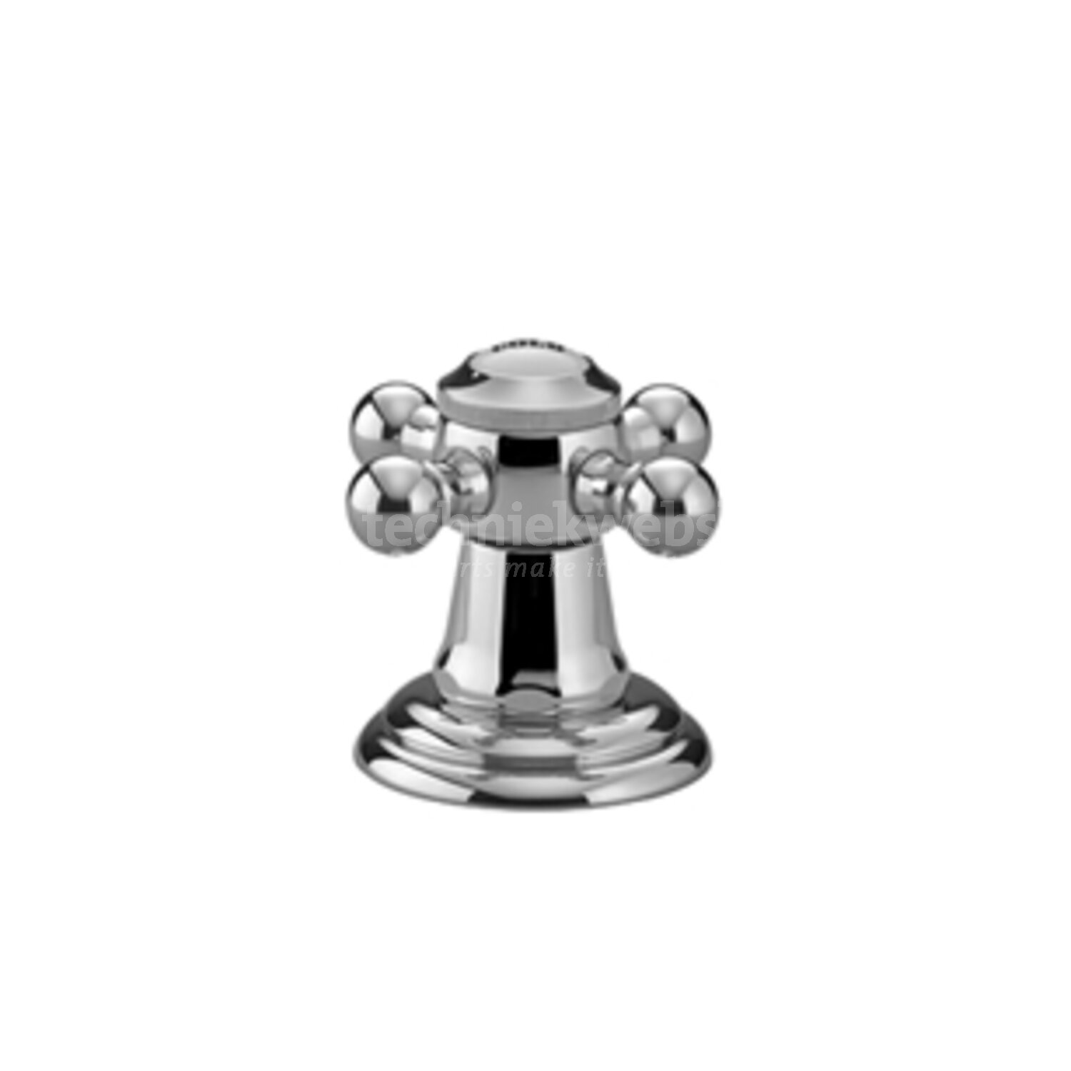 Dornbracht Madison - Stopkraan / DO rechtssluitend koud of warm platina ...