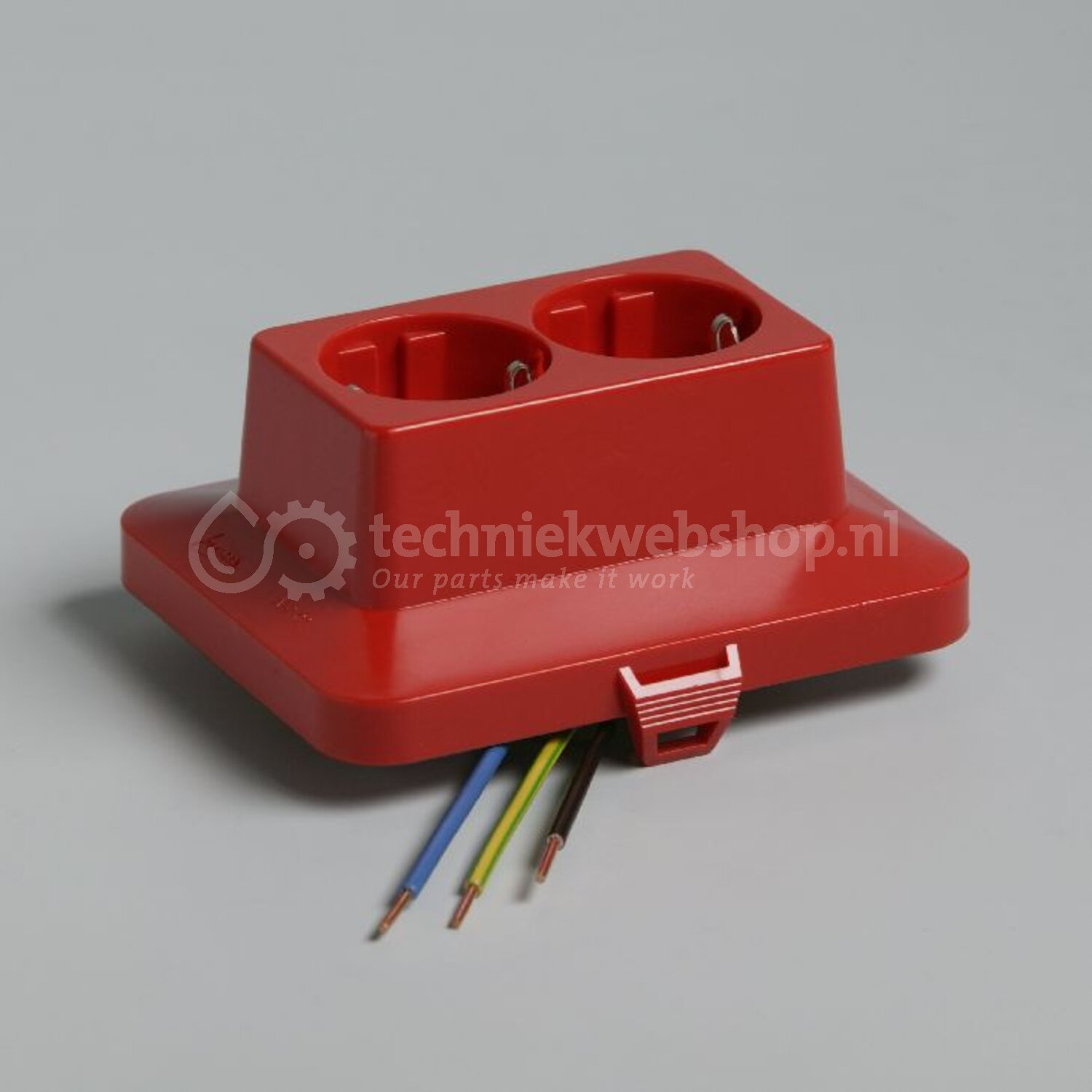 Attema Cable-mate - AK2-C2 Deksel 2-v.WCD rood / AK2-C2 Deksel met ...