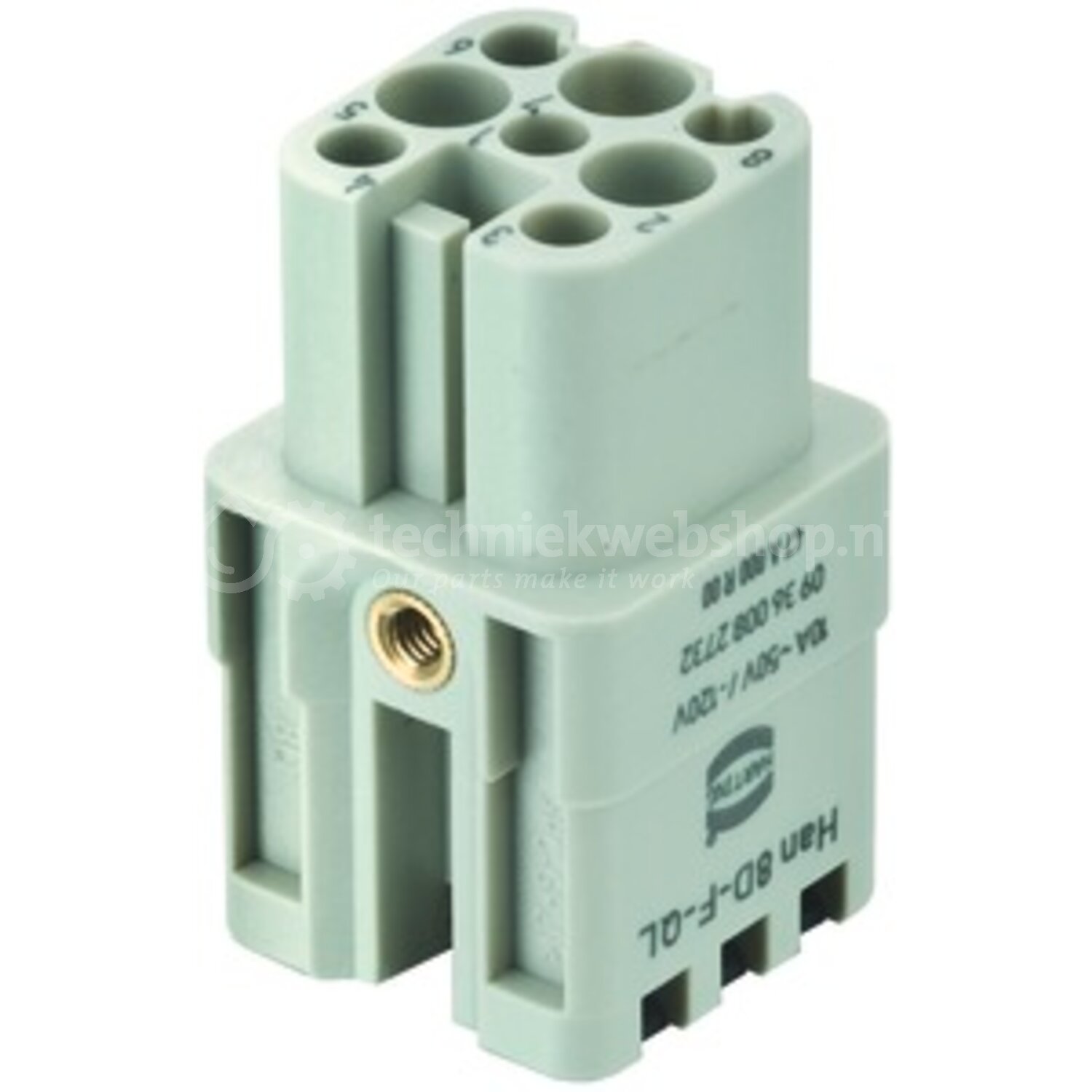 Harting Han 8D-F Quick Lock 1,5mm / Inserts, Han-Quick Lock ...