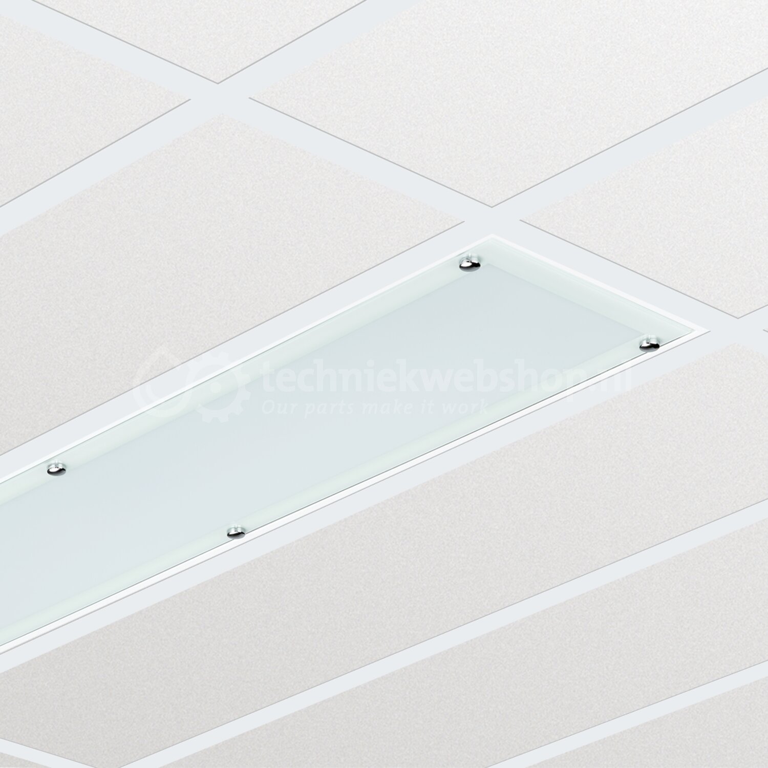 Philips Luminaires Cleanroom LED - Inbouwarmatuur / CR250B LED35S/840 ...