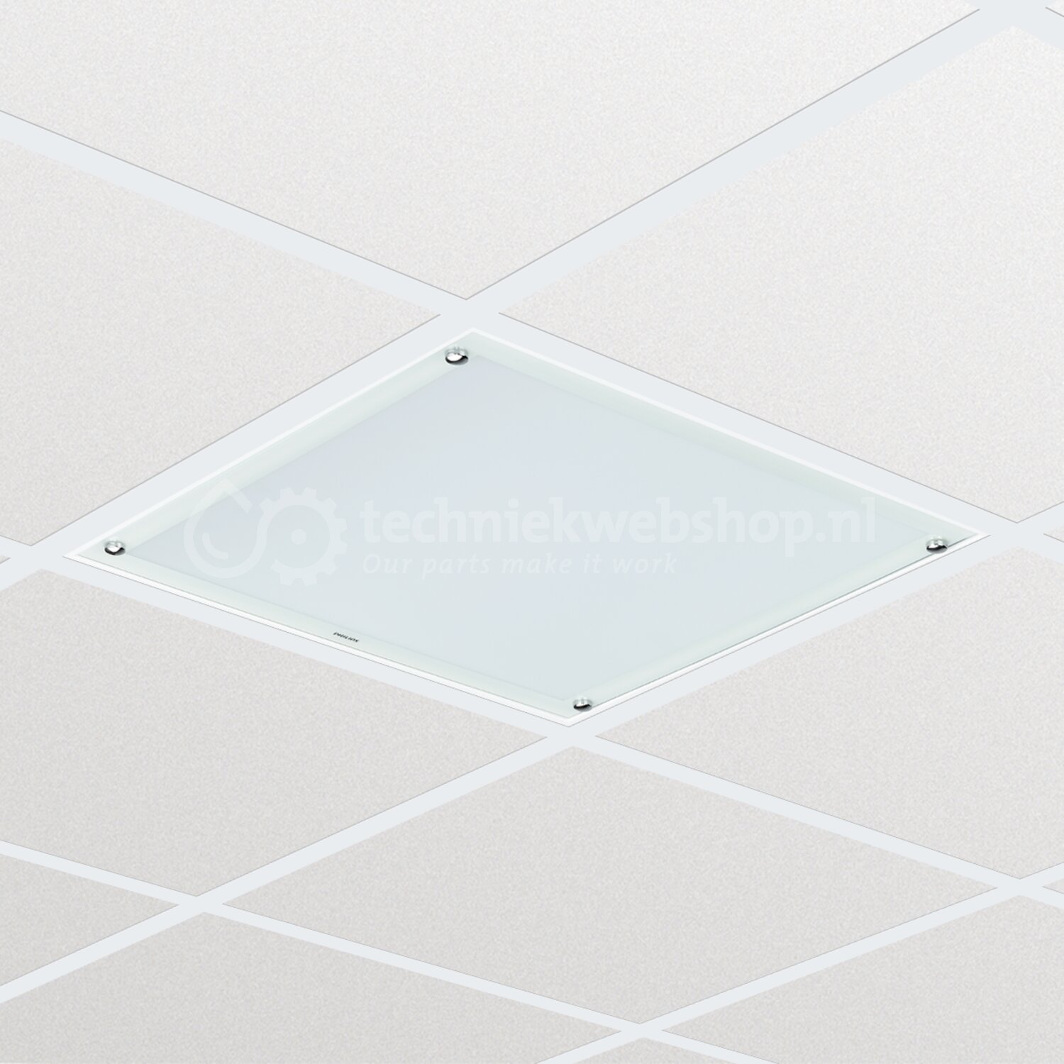 Philips Luminaires Cleanroom LED - Inbouwarmatuur / CR250B LED35S/840 ...