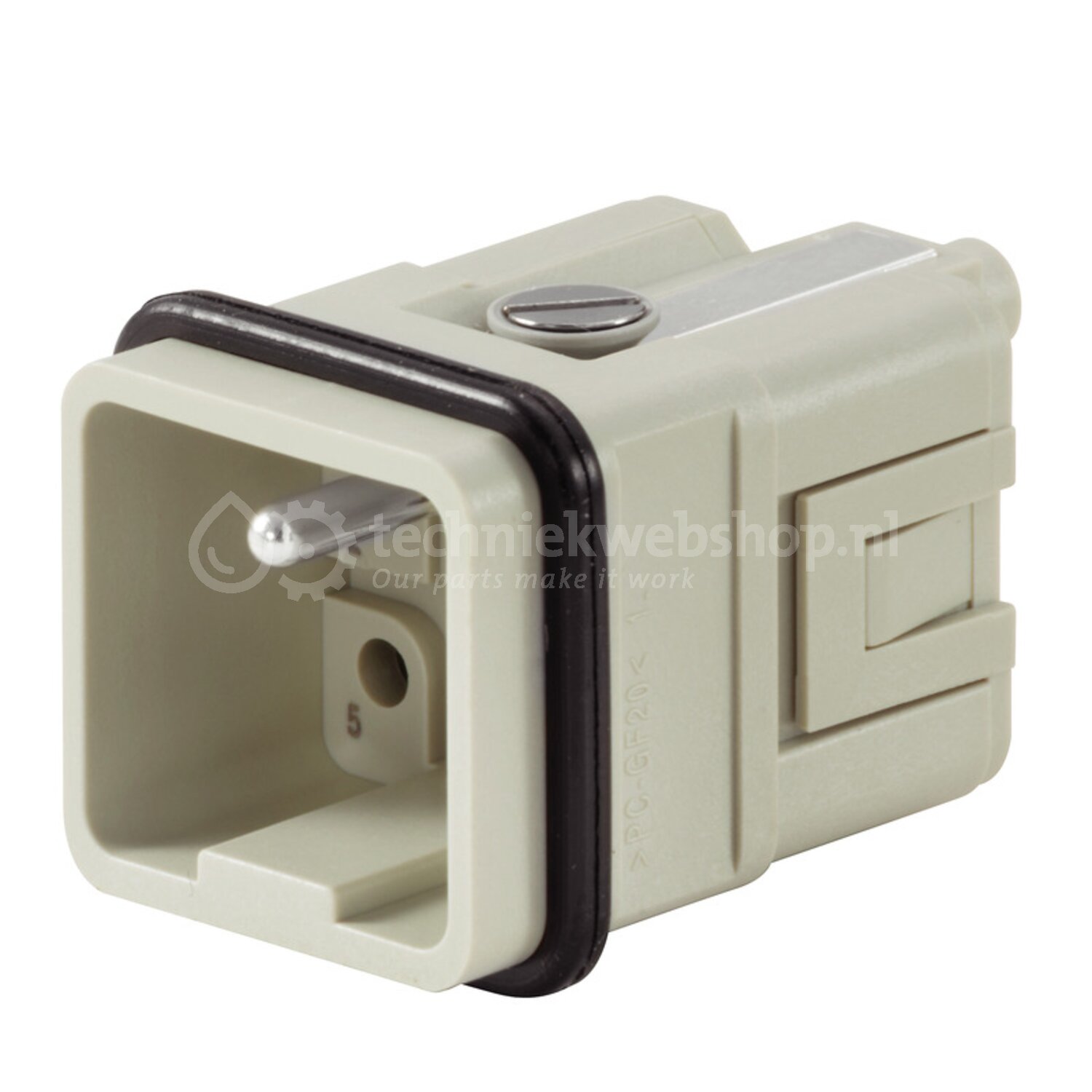 Weidmüller Benelux HDC insert - HDC HQ 5 MC / Contact, Male, 250 V ...