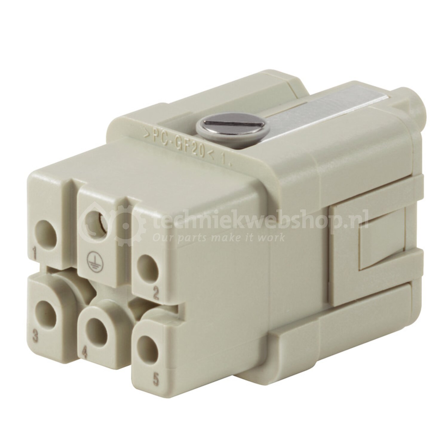 Weidmüller Benelux HDC insert - HDC HQ 5 FC / Contact, Female, 250 V ...