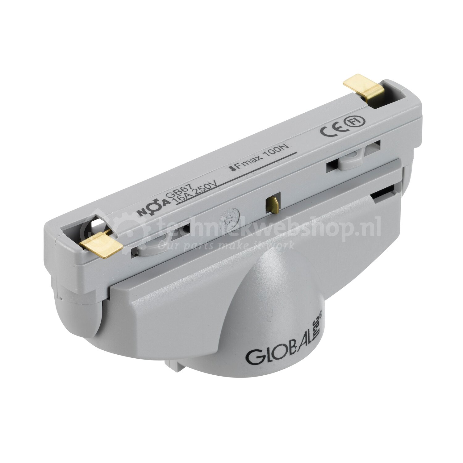 Nordic Aluminium PLC GB 67-2 Adapter F=100N I=16A CG69 cable black ...