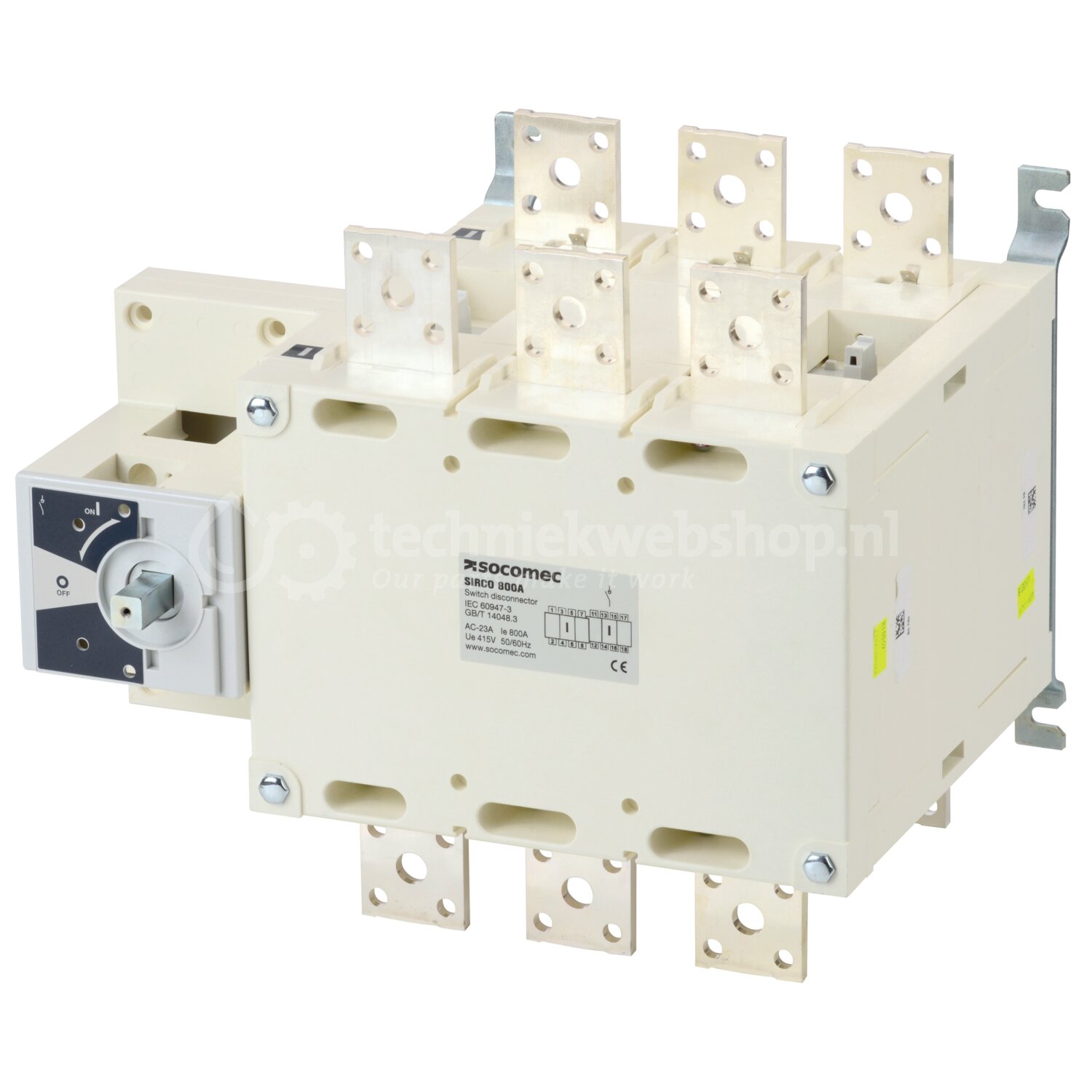 Socomec AC LOAD BREAK SWITCH - SIRCO - Techniekwebshop.nl