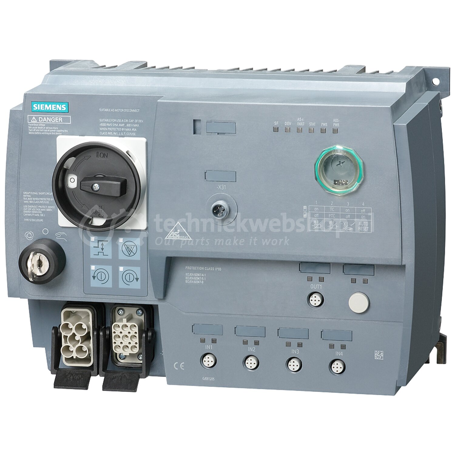 Siemens Industry RNV_NA - MOTOR STARTER M200D AS-I BASIC / Motor ...