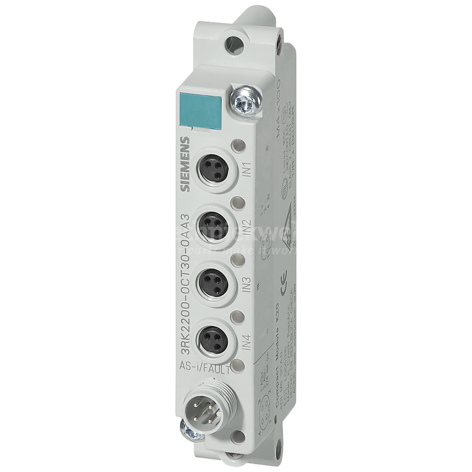 Siemens Industry AS-I K20, 4DO, M8, A/B / AS-i compact module K20 A/B ...
