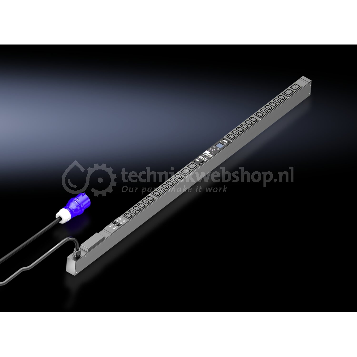 Rittal PDU - 7979516 / Metered Plus 32A/1F 24xC13 / 4xC19, Power ...