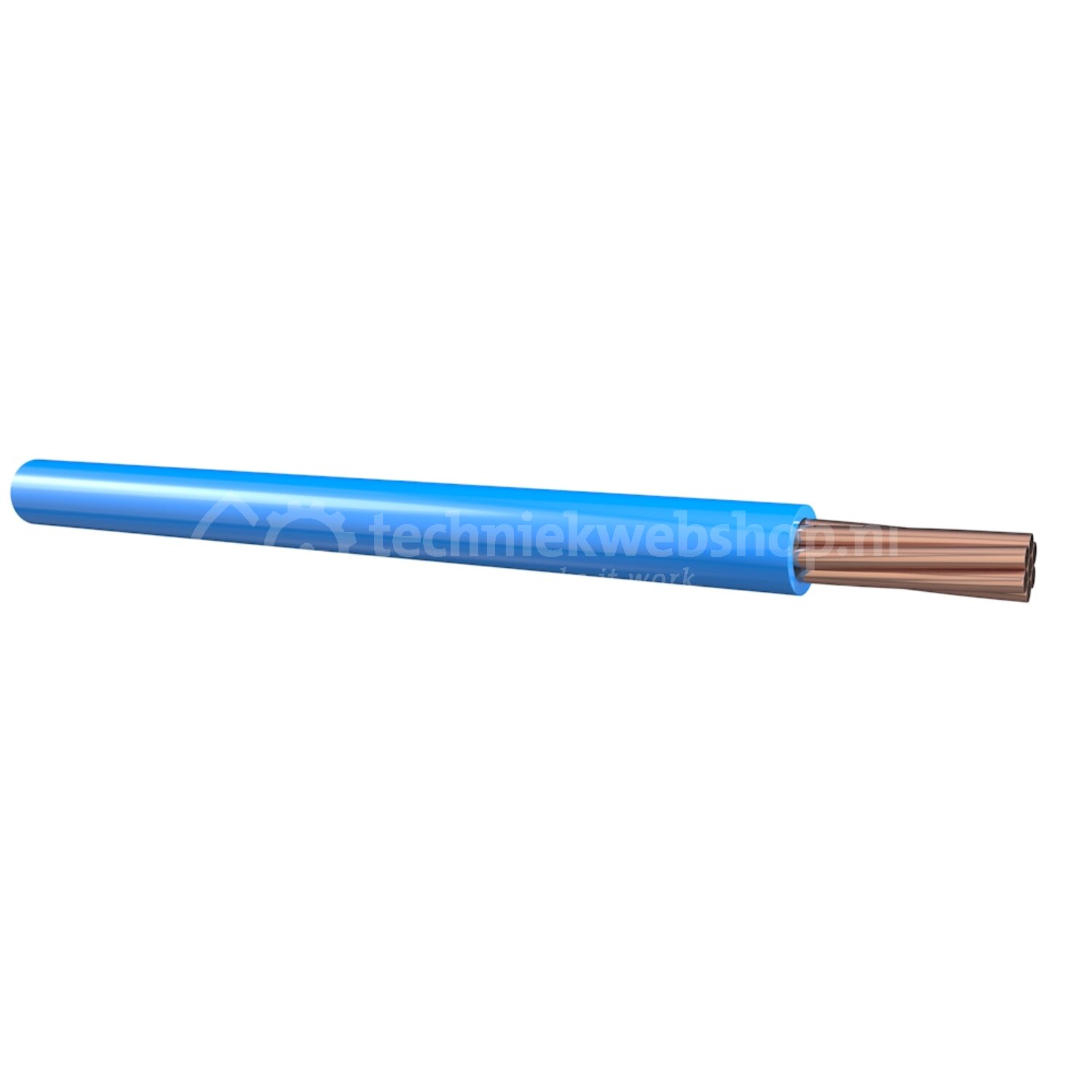 Cable Partners H07V-R Eca - Montagedraad / H07V-R 16 MM² Eca Blauw ...