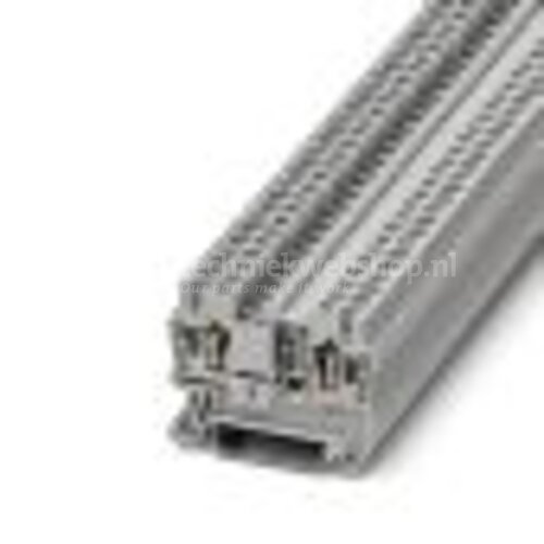 PHOENIX CONTACT PT 2,5 Doorgangsklem – 50 Stuks – Push-in Aansluiting – 24 A / 800 V – Voor NS 35/7,5 En NS 35/15