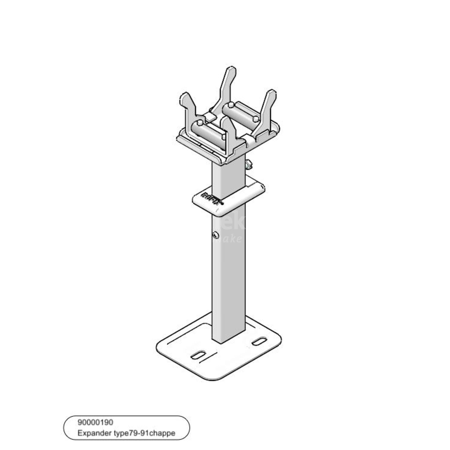 Rofix Radiator vloer montage - Expander / type 79-91 chappe ...