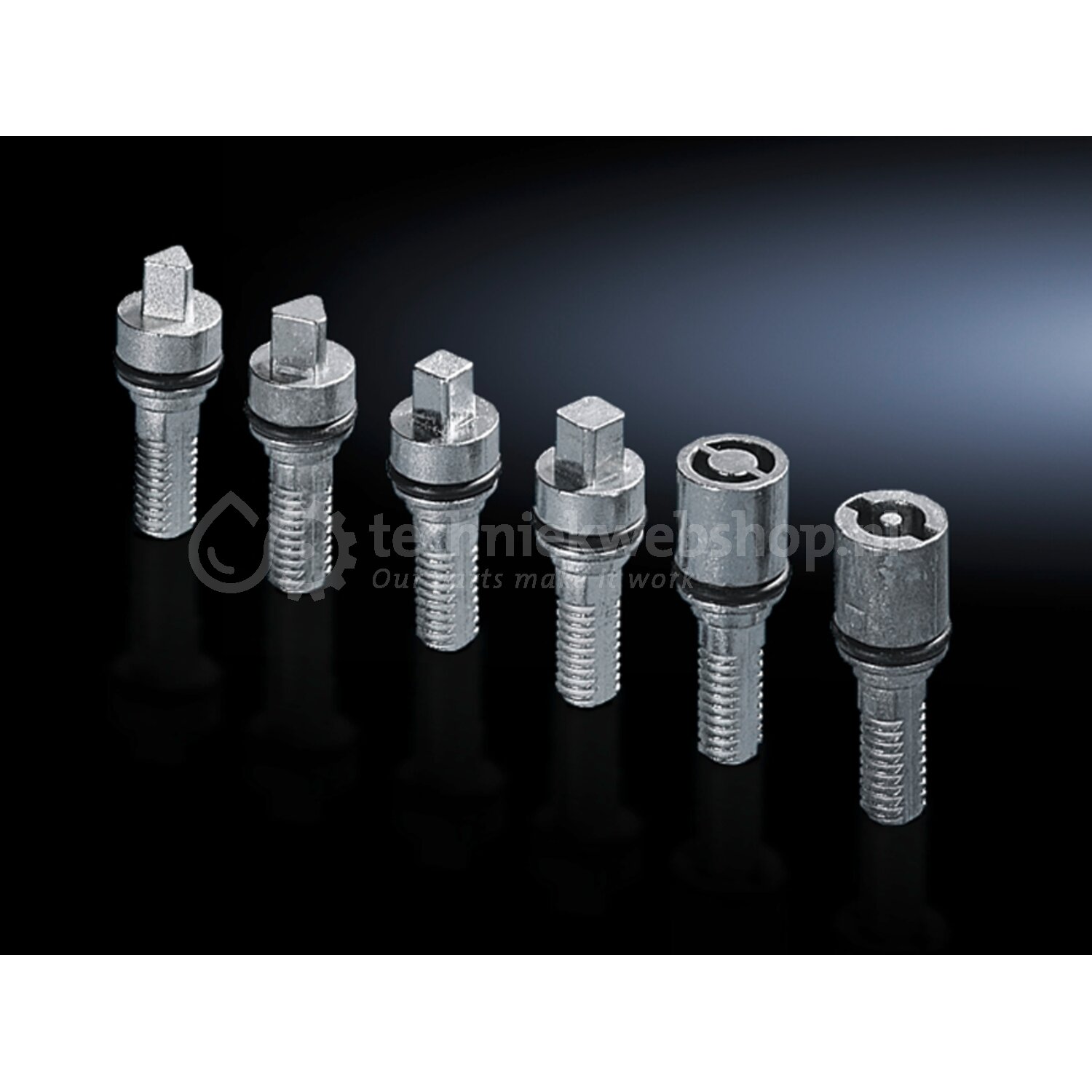 Rittal SZ - 2527000 / Binnenw 7mm driekant uitv C L=41, Binnenwerk slot ...