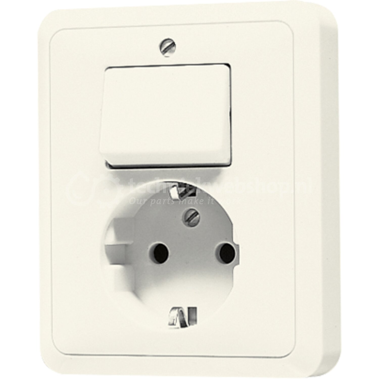 Jung (Hateha) CD range - 5576 EU / Combinatie wissel ST550 wit met R/A ...