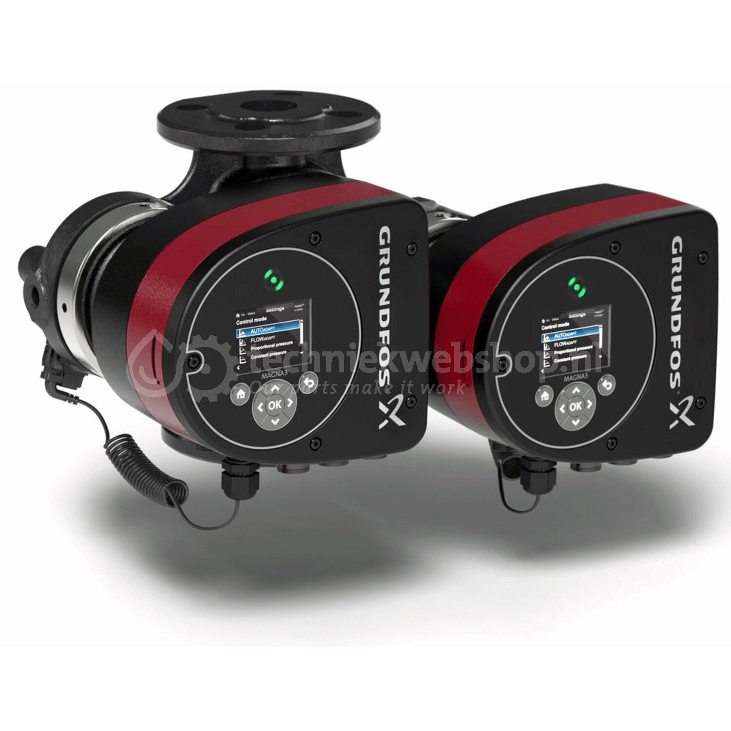 Grundfos Pumpe: MAGNA1 D 40-80 F 220 1x230V PN6/10 (97924381
