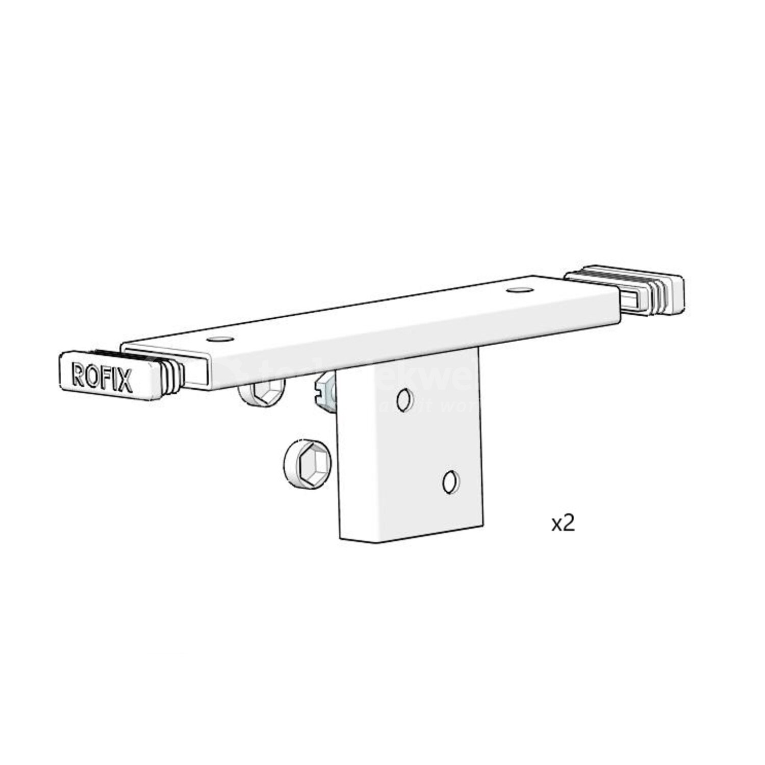 Rofix Standconsole - Standconsole toebehoren / Duo vensterbanksteun ...
