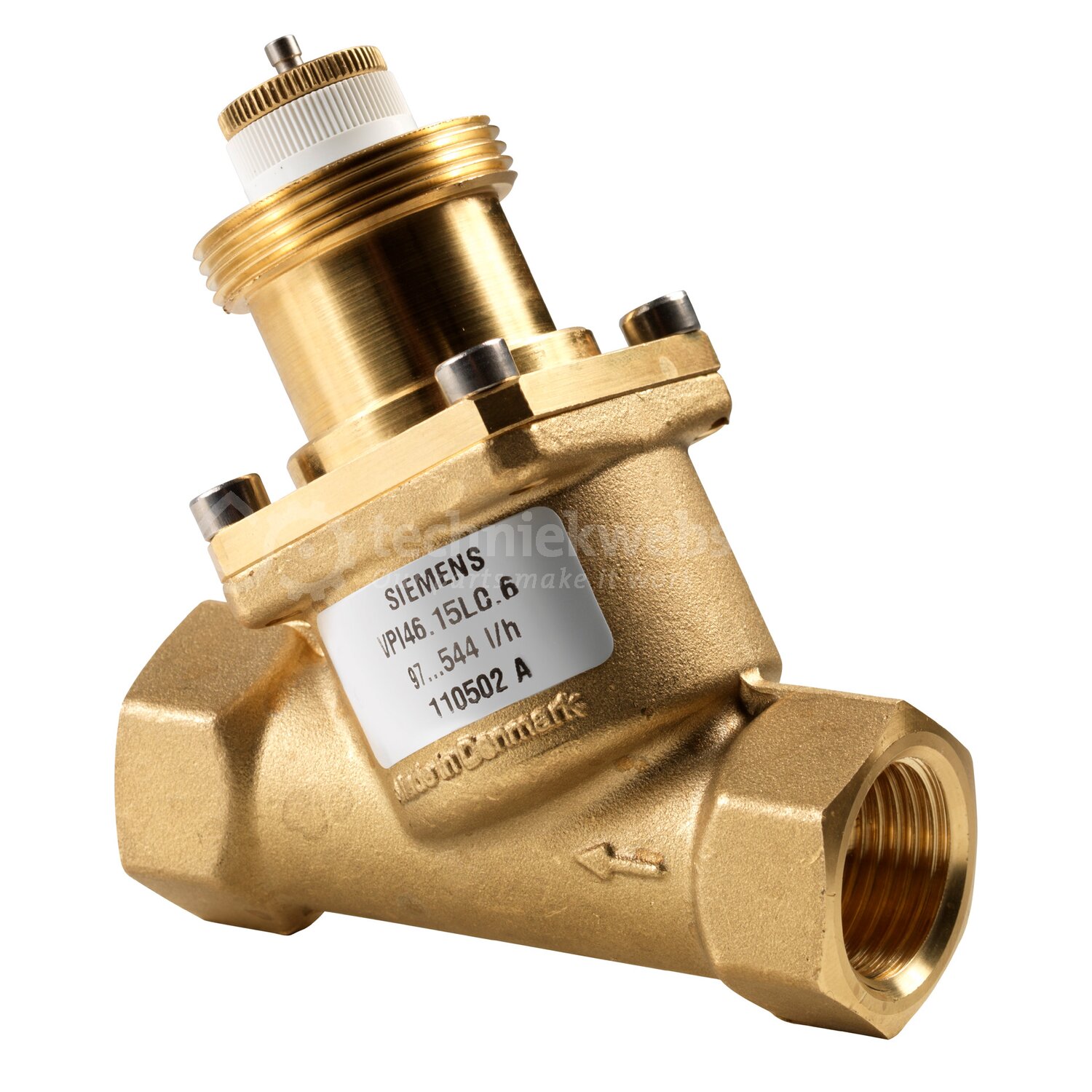 Kombiventil Siemens VPP46.15L0.2, Aussengewinde, DN 15, 200 l/h 4777