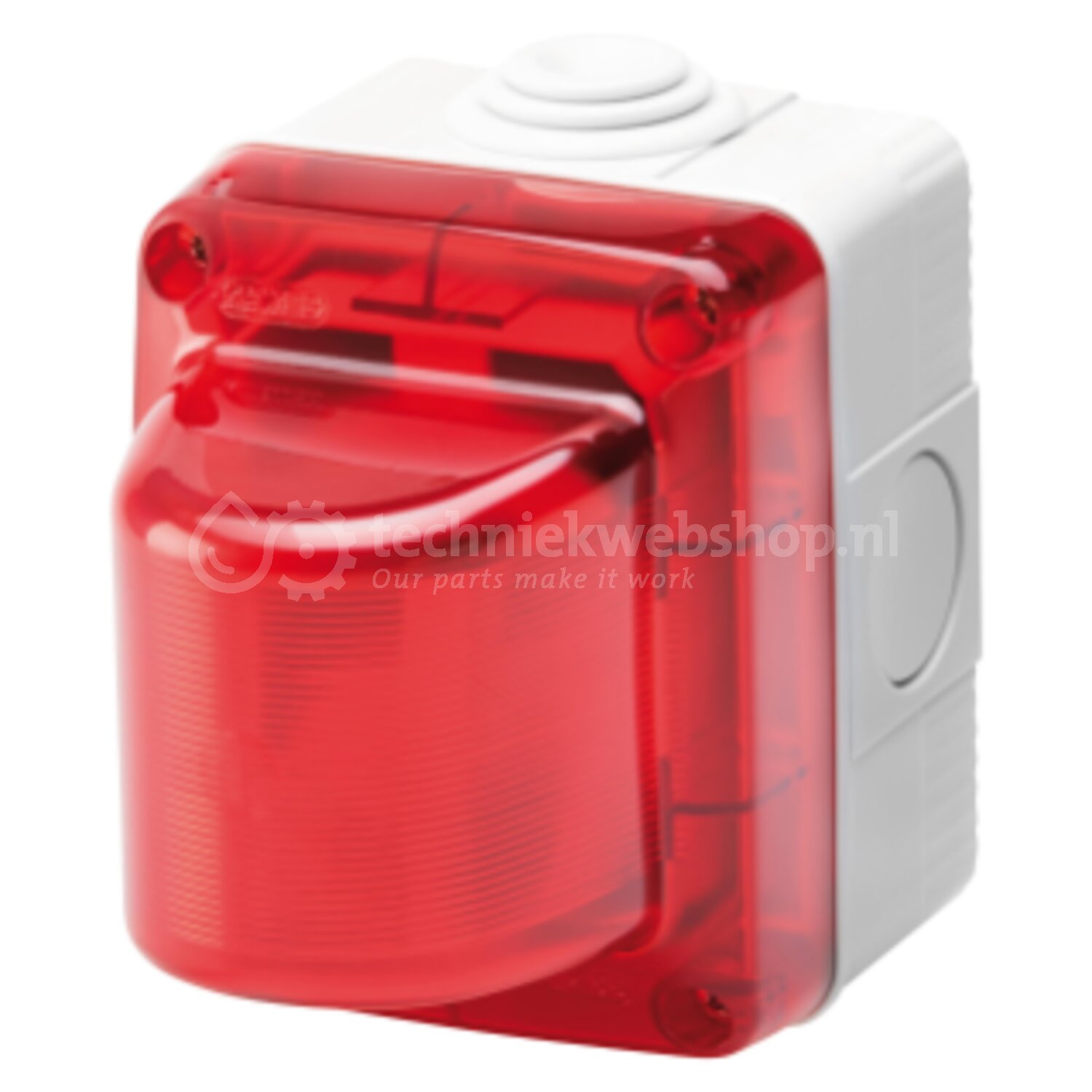 Gewiss 27 SURF.MOUNT.ENCLOS - GW27415 / RED WATERTIGHT RCD DIFFUSER ...