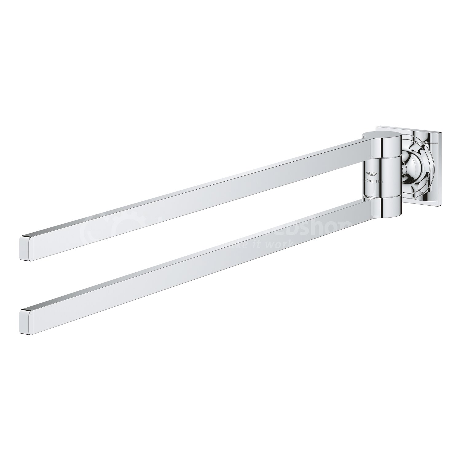 Grohe Nederland Allure Dubbele handdoekrek, Handdoekhouder, 1 1/2 ...