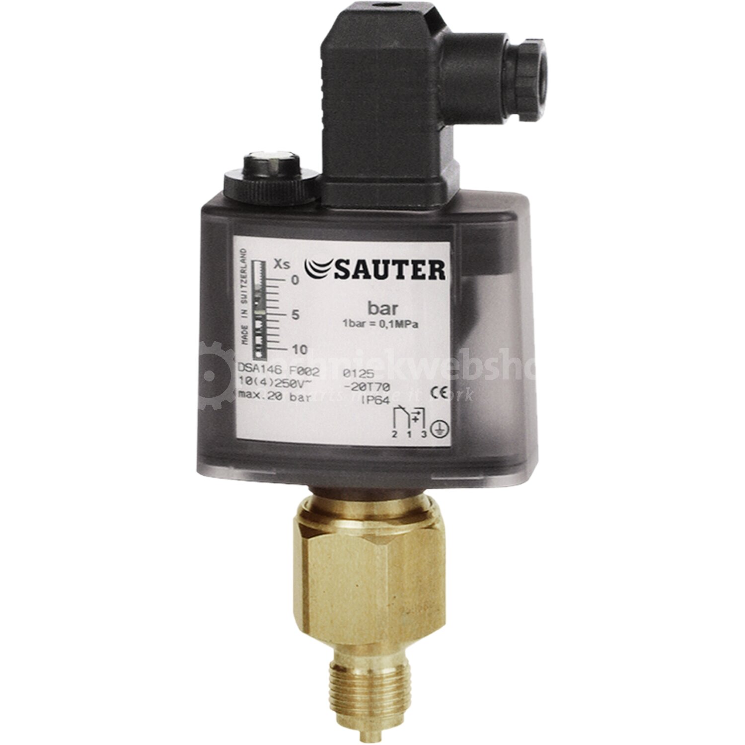 Sauter Building Control DSA: Drukschakelaars, verkoop per: 1 x 1 stuk ...
