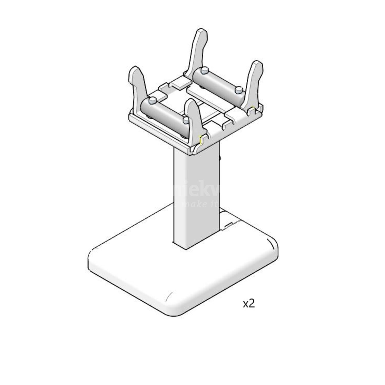Rofix Standconsole - Expander - Afgewerkte vloer / Expander/2 Type 22 ...