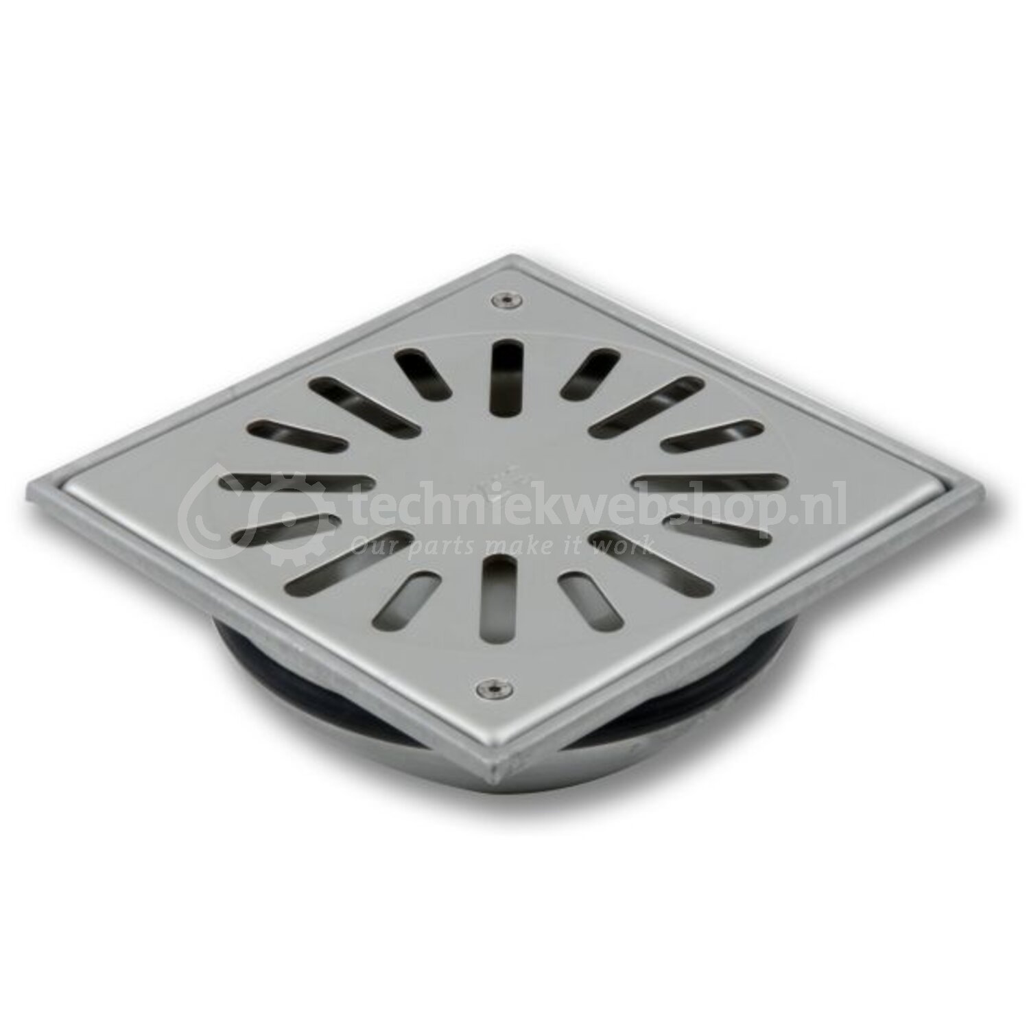 Aquaberg vloerputten Afvoerput - 150x150 mm / Vloerput RVS304 ou (mof ...