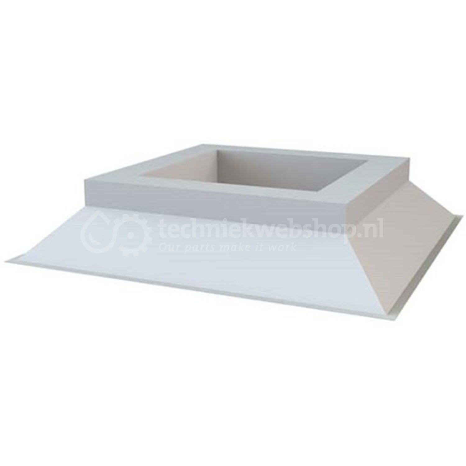 Econox DOS-G geisoleerde alu dakopstand 1300 x 1100, Dakdoorvoeropstand ...