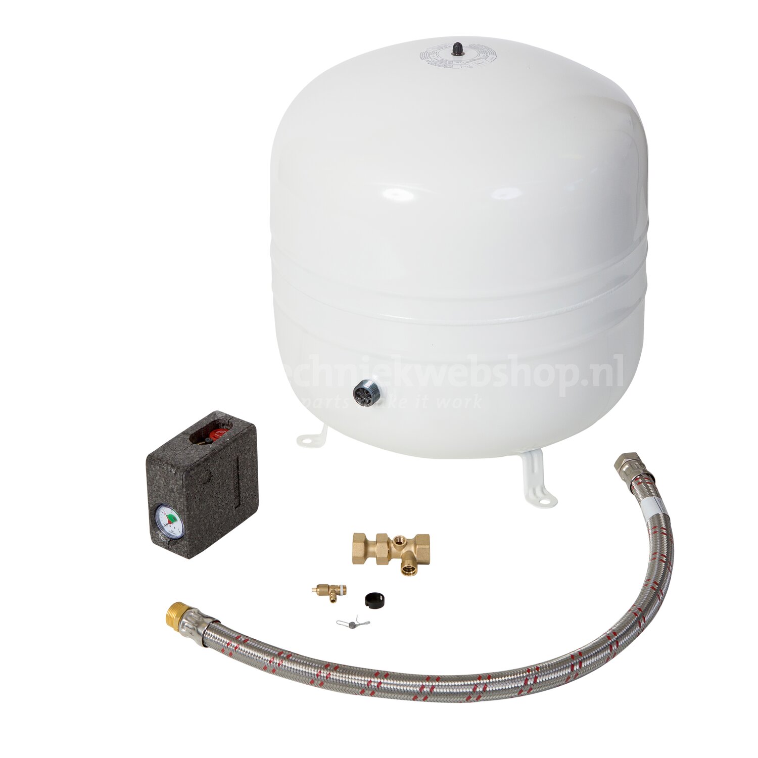 Remeha E-HP - Overstort expansievat / Overstort en expansievat 100L ...