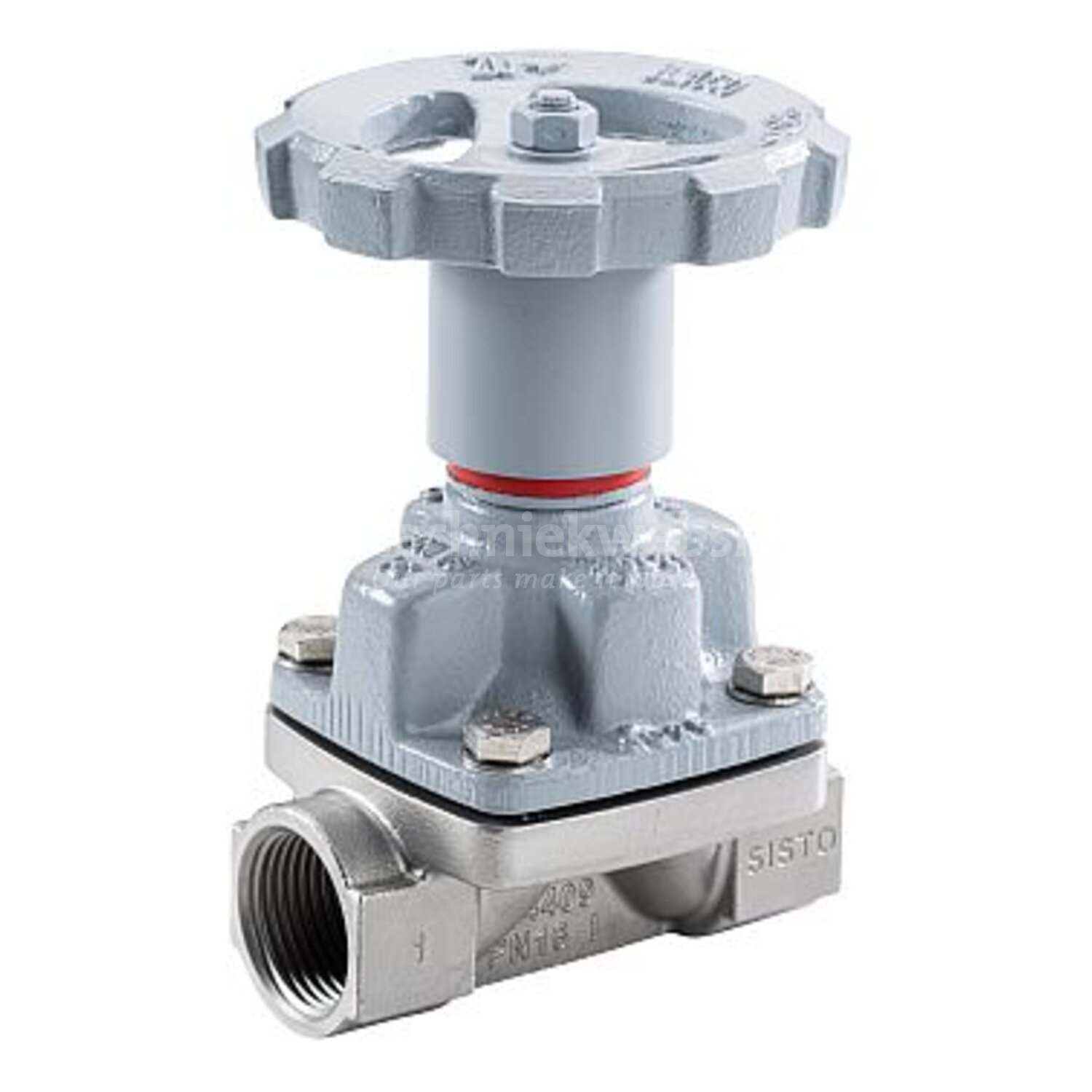 KSB SISTO-16 RP - Rp1/2 (DN15) PN16 / membraanafsluiter 1.4409-EPDM ...