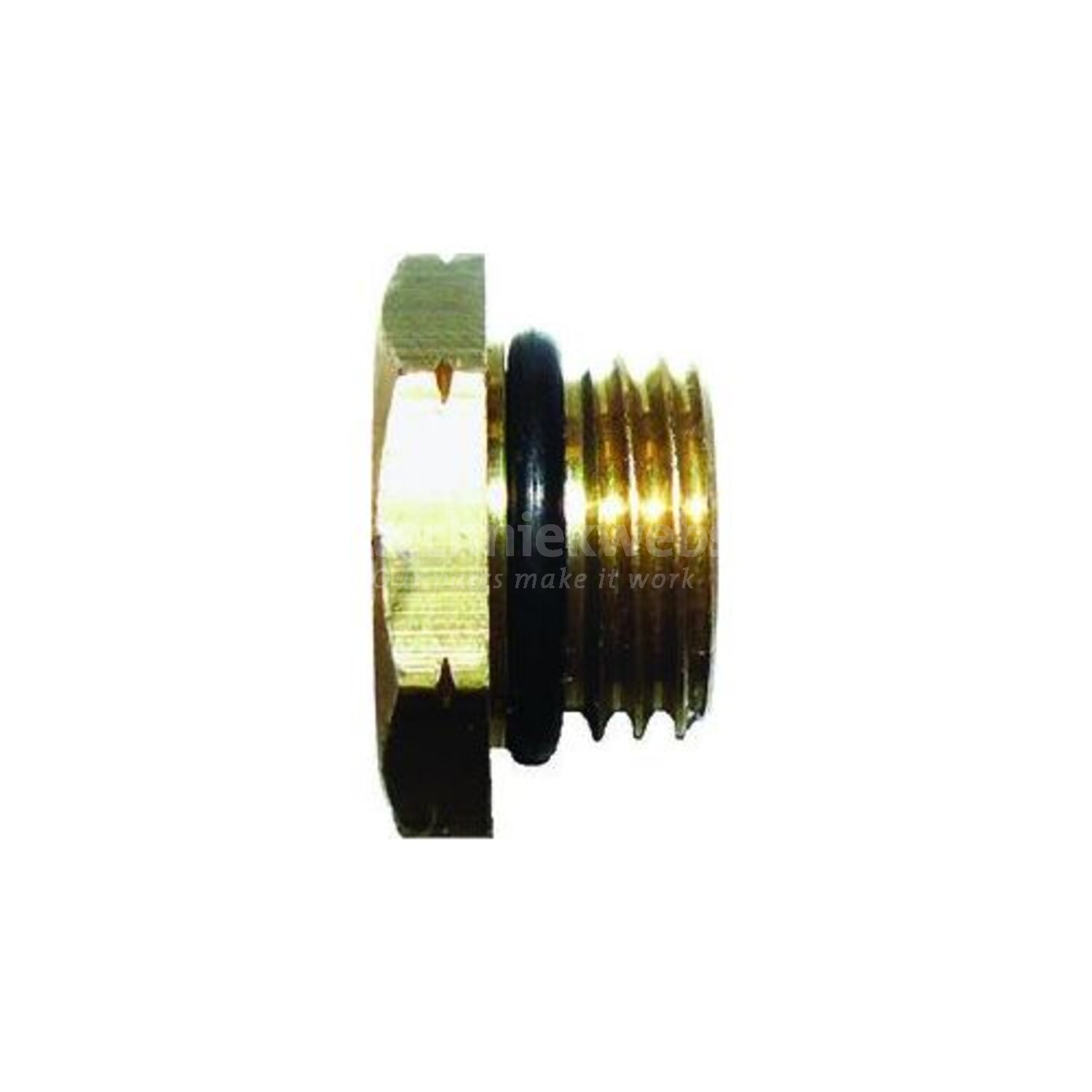 Herz Armaturen DW Screw Plug DN10, 1 1/2