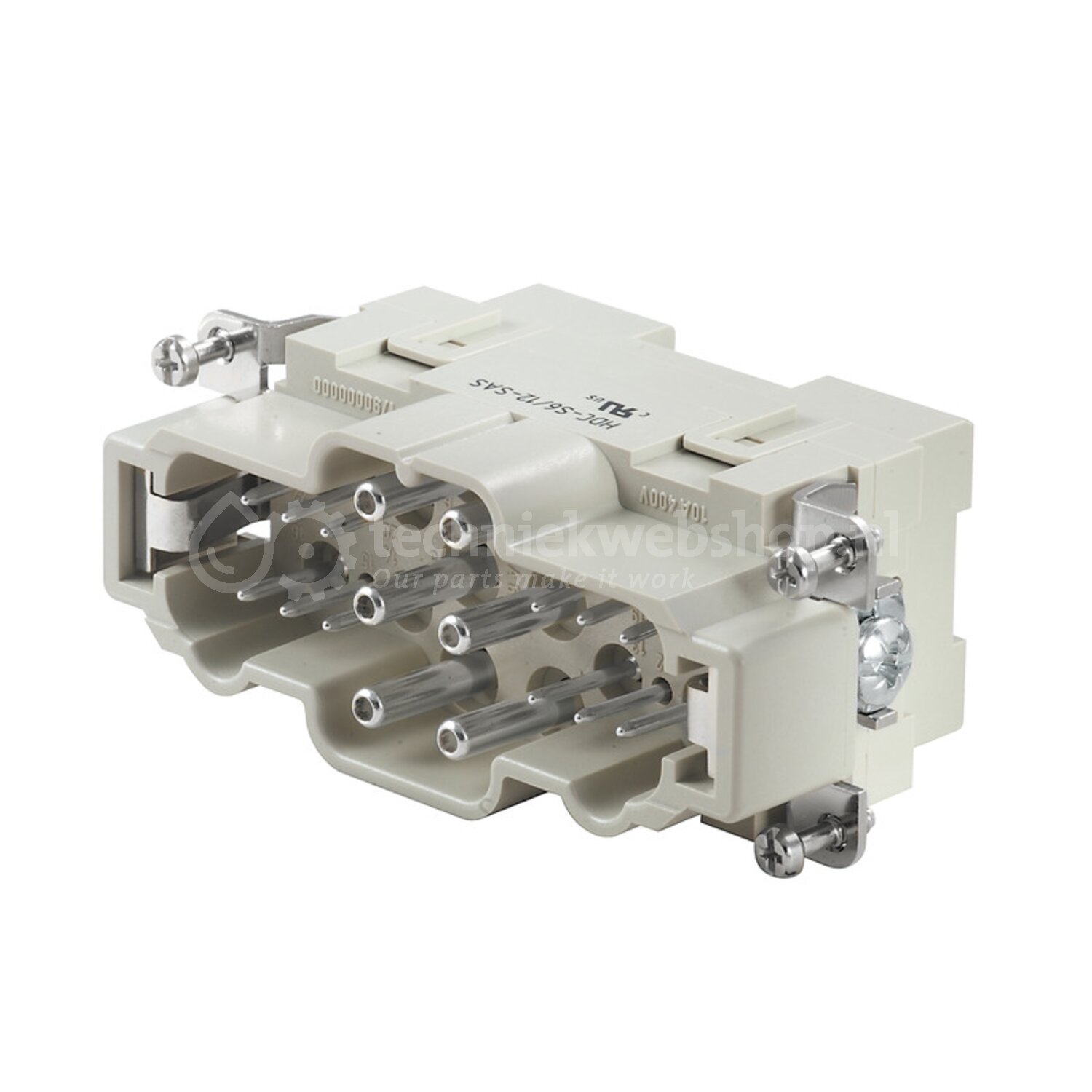 Weidmüller Benelux HDC insert - HDC S6 12 SAS / Contact, Male, 690 V ...