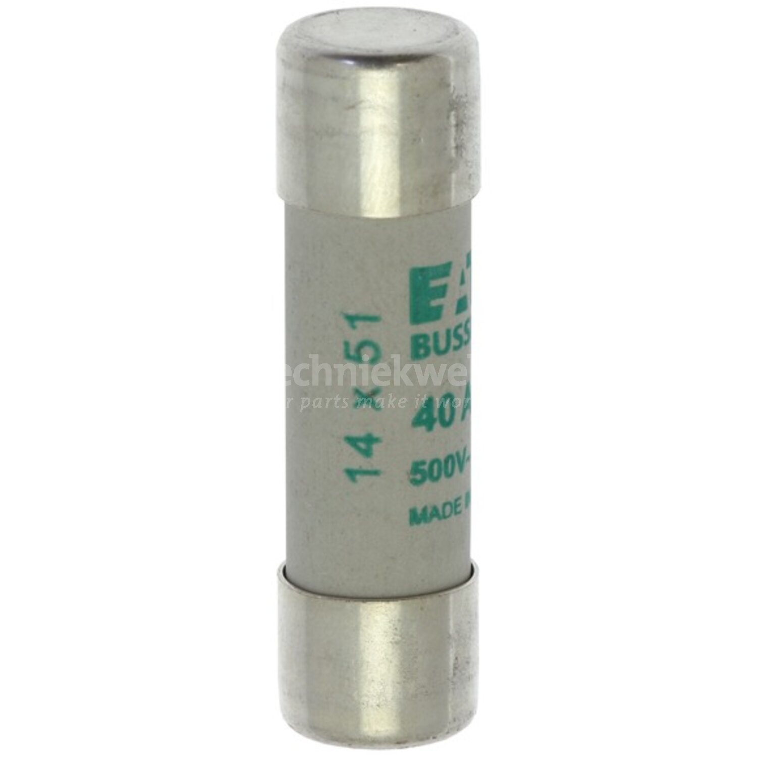 Fusibile in ceramica cilindrico misura 14x51 mm 32A