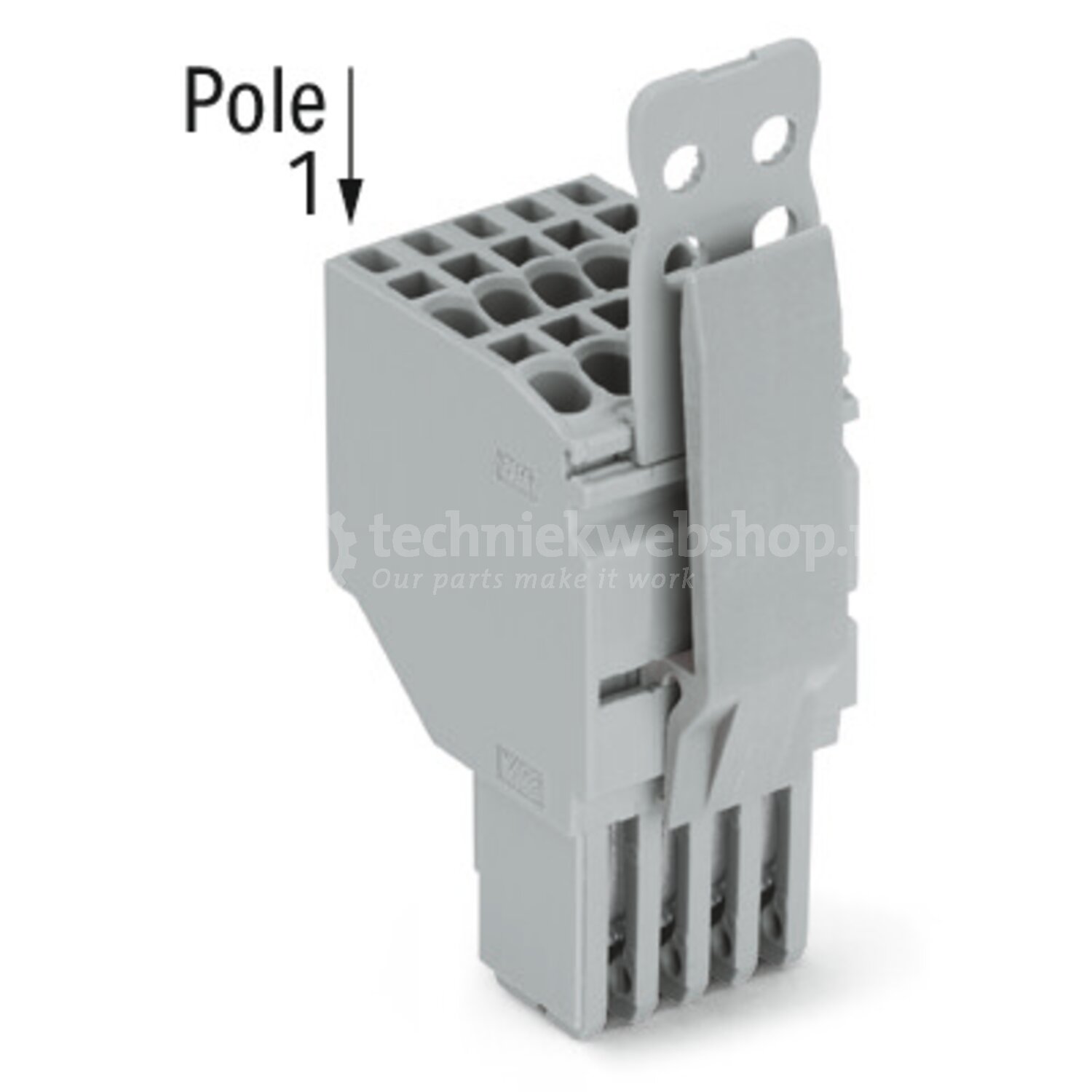 Wago Series2020 - 2020-213/145-000 / 2-draads female steker Push-in ...