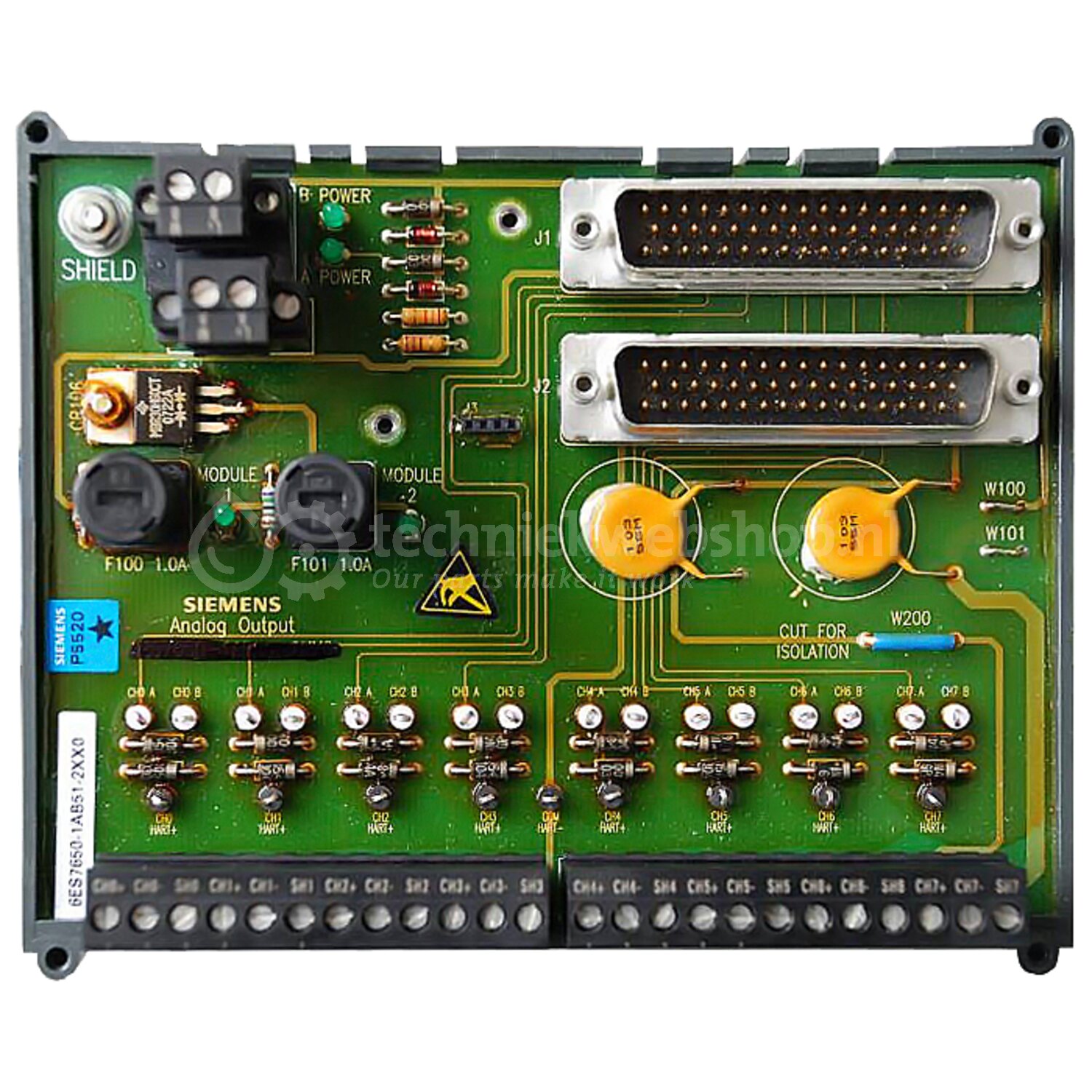 Siemens Industry SIMATIC PCS7, RED. AO8 MTA, interface module for ...