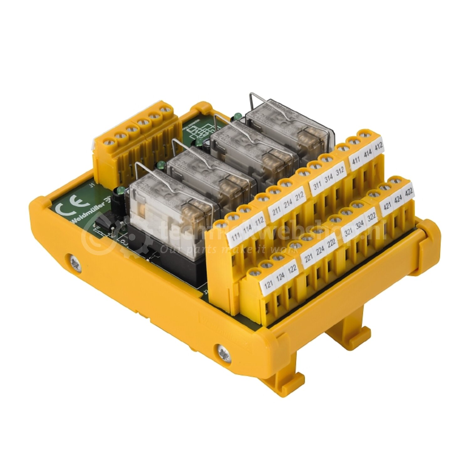 Weidmüller Benelux RSM - RSM-4 230VAC 1CO S / Interface module, RCL, LL ...
