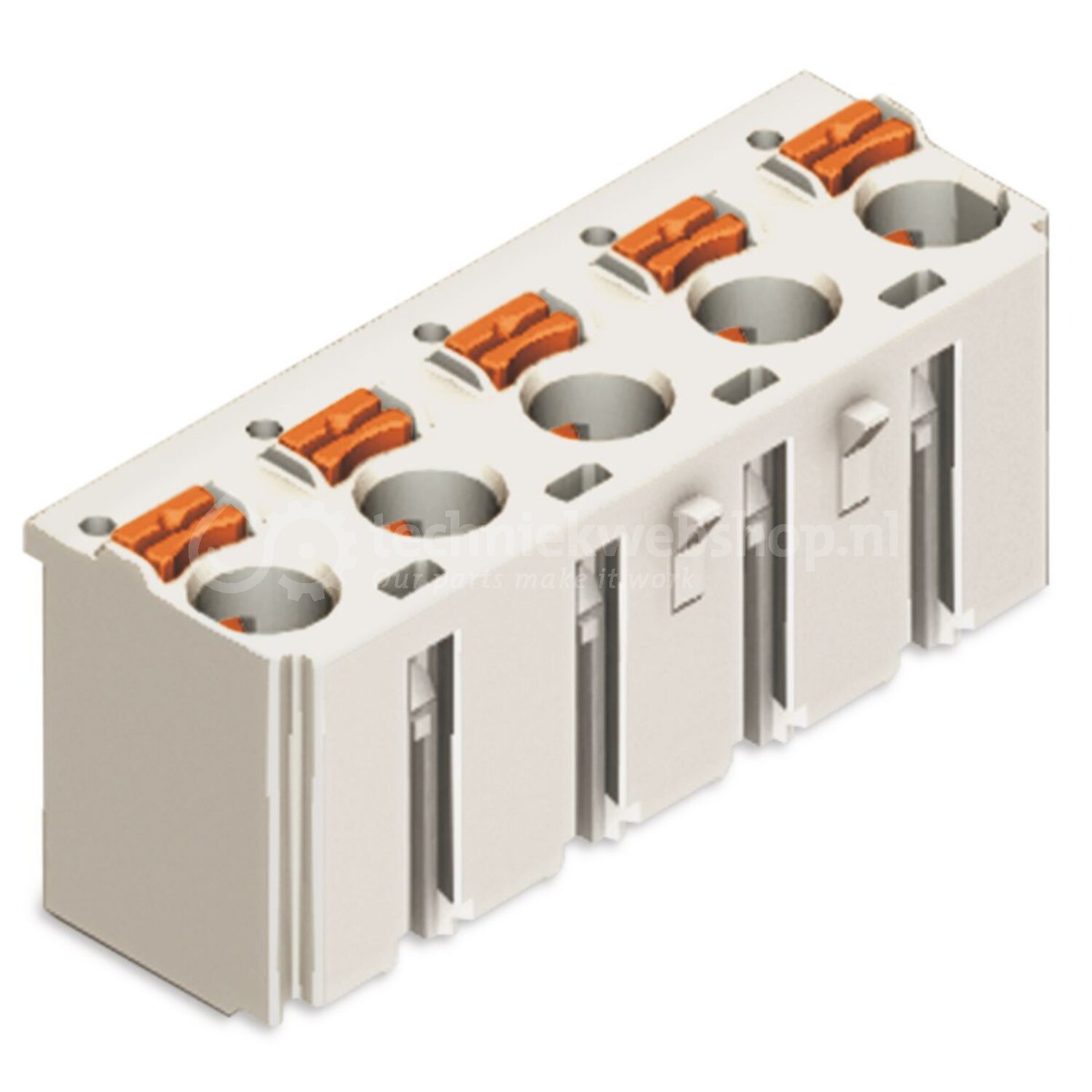 Wago Series 2092 - 2092-3122/000-9501 / 1-draads female steker Drukknop ...