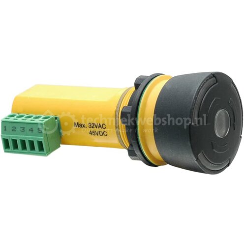 ABB Componenten Jokab / Inca - INCA 1S Tina / Stopknop 22,5 mm met Tina ...