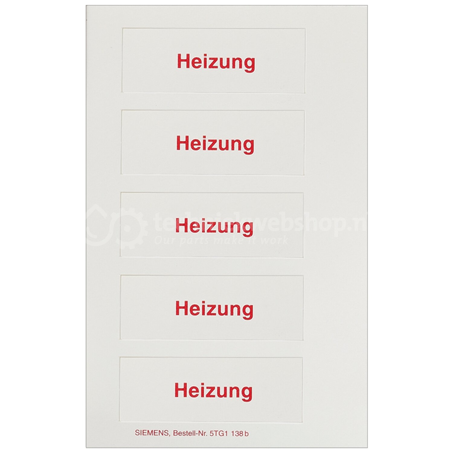 Siemens Industry DELTA i-system pictogram sheet Labeling field insert ...