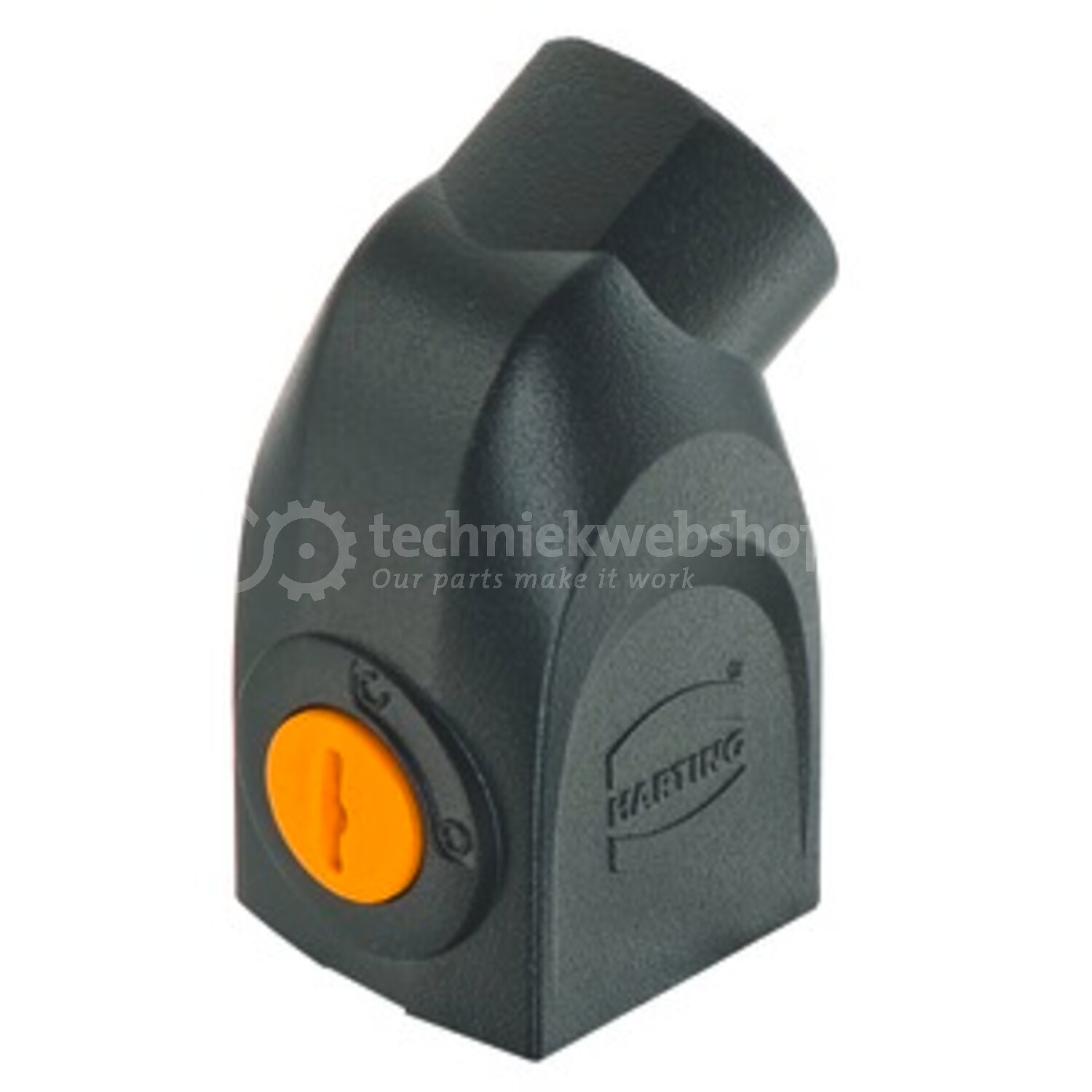 Harting Han-Yellock 10 hood M20 angled / Hood, Size: Han-Yellock® 10 ...