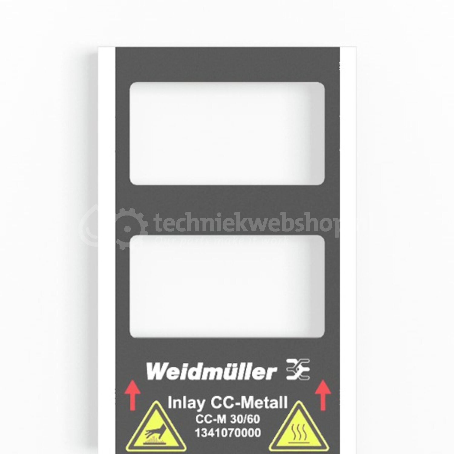 Weidmüller Benelux MetalliCard - CC-M 30/60 2X3 AL SDR / Device marking ...
