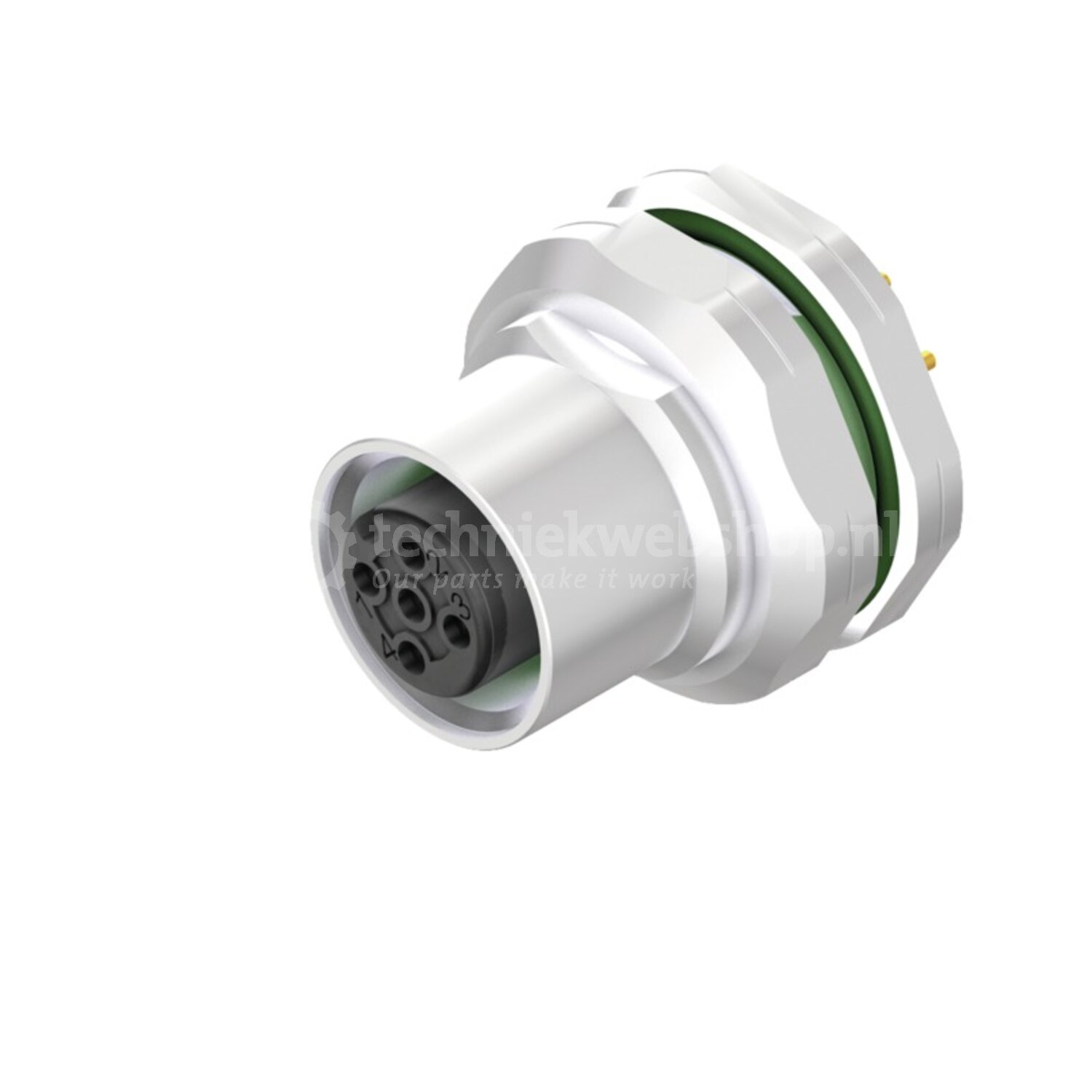 Weidmüller Benelux SAIE-M12B-8-H5.5TL-PG9 / Plug, M12, verkoop per: 10 ...