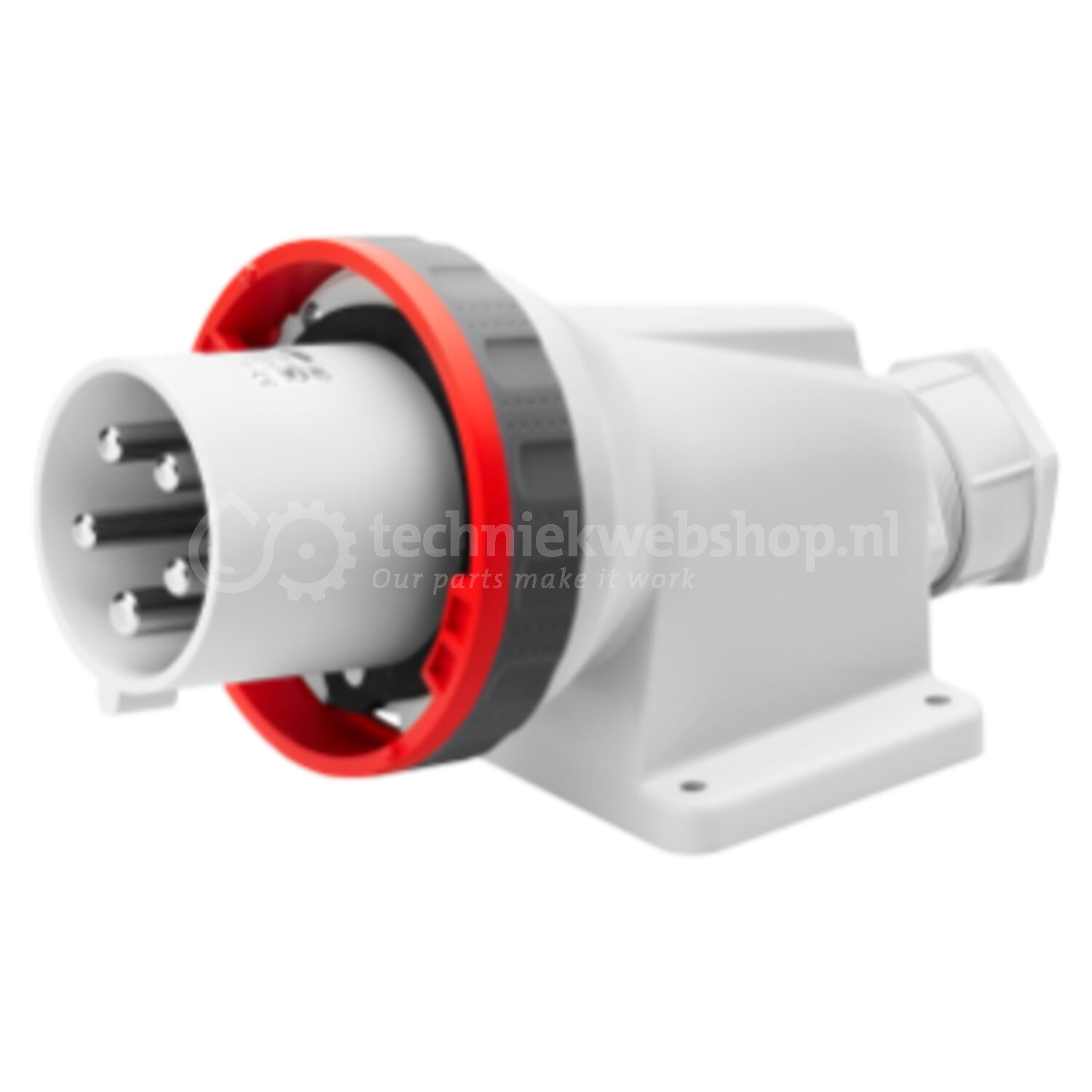 Gewiss IEC309 PLUGS/SOCK.O. - GW60460 / IP67 90°APPL.INLET 3P+E 125A ...